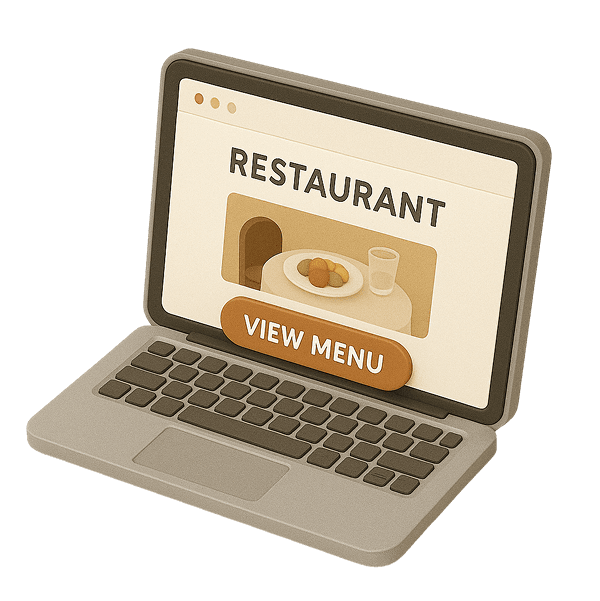 Nhúng web liền mạch. Một cú nhấp đưa khách đến thực đơn.