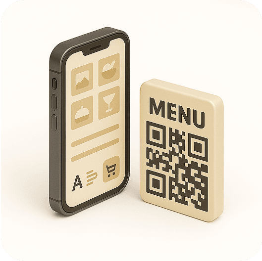 Digital QR-meny