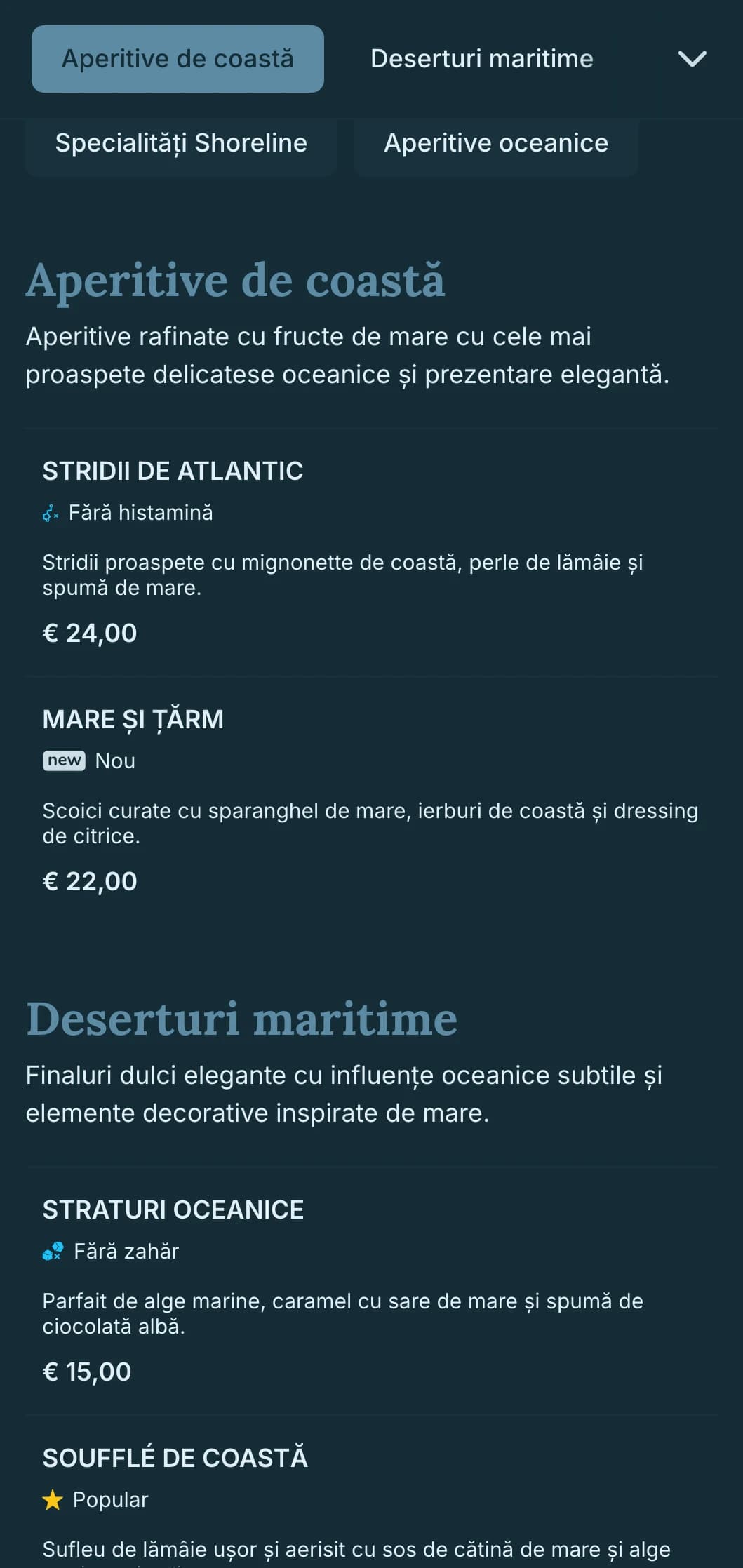 Eleganță sofisticată de coastă care combină influențele nautice cu estetica rafinată a mesei.