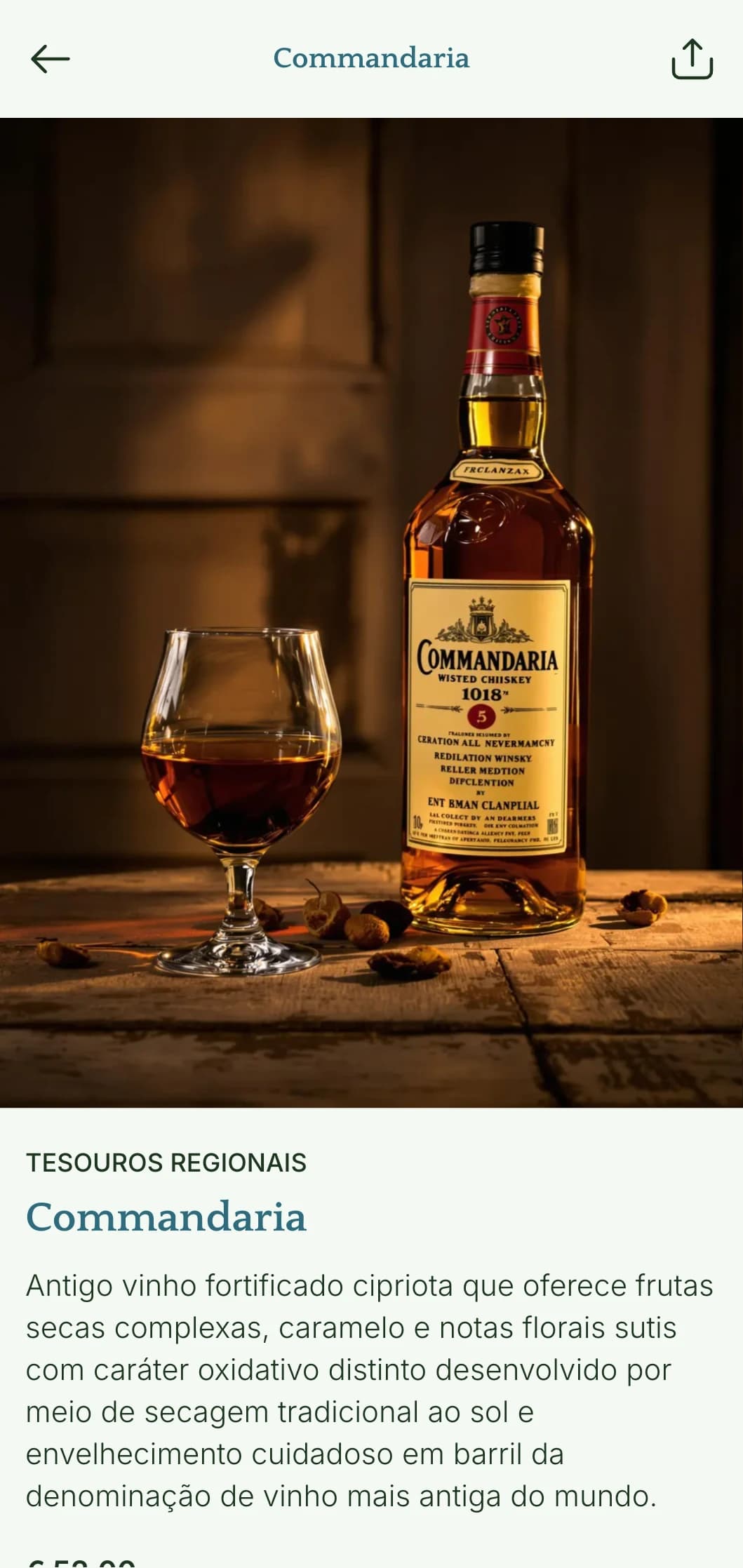 Modelo de carta de vinhos mediterrânea banhada pelo sol, com detalhes em azul e imagens costeiras, perfeita para experiências de culinária e vinhos regionais.