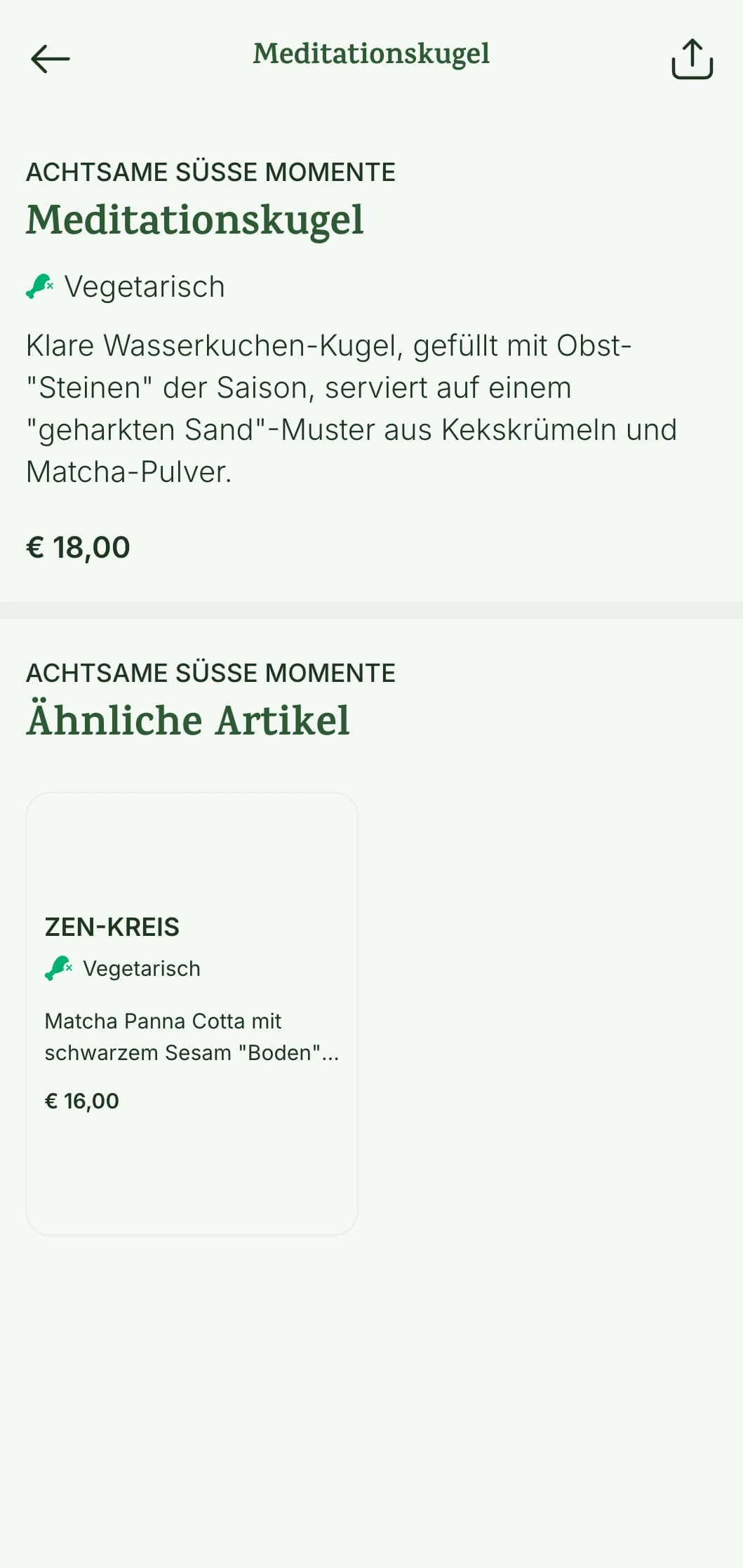 Ruhiges, meditatives Sushi-Menü mit von Zen-Gärten inspirierten Elementen und einer beruhigenden natürlichen Farbpalette.