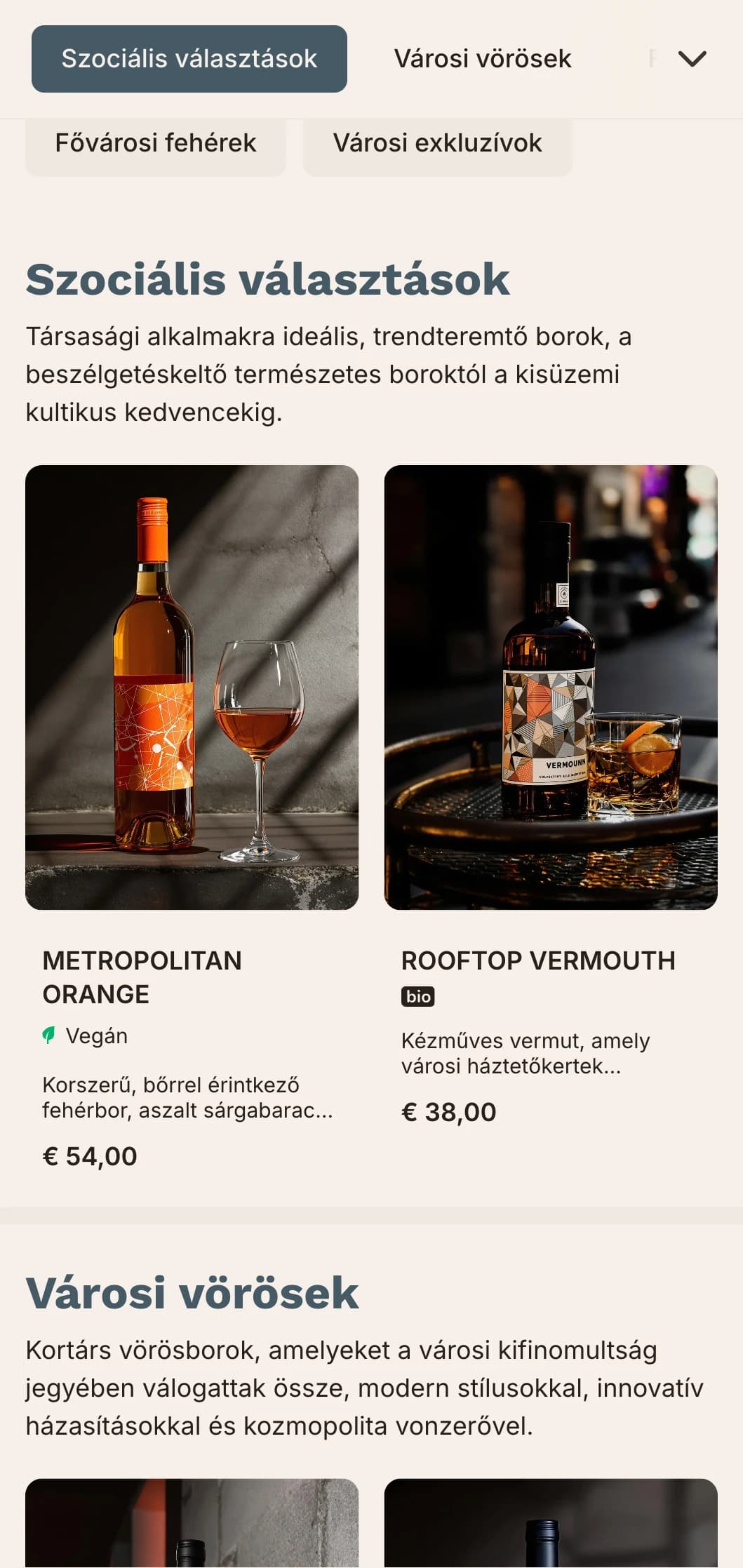 Elegáns, városi ihletésű borlap sablon építészeti elemekkel és kortárs esztétikával, ideális városi borbárok és modern éttermek számára.