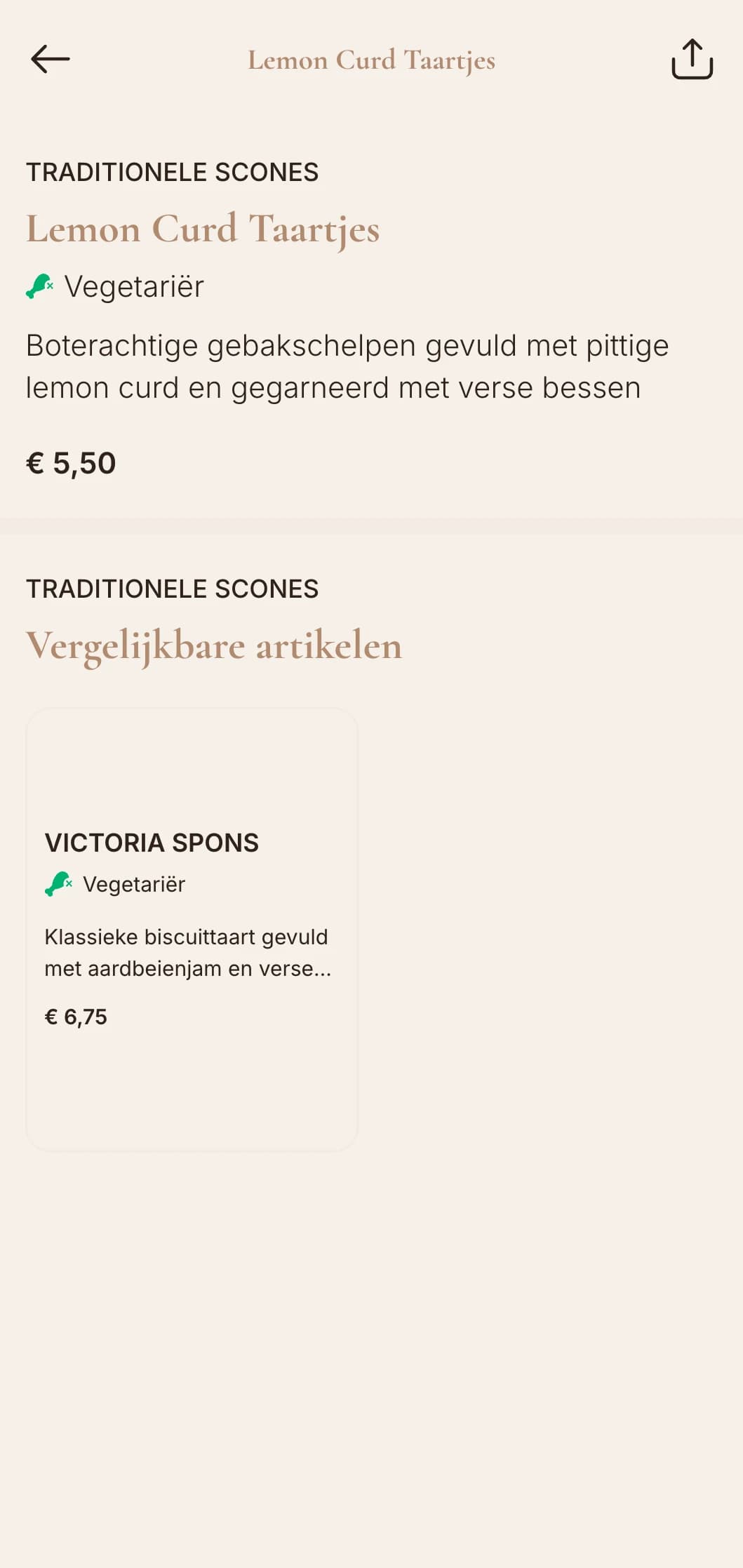Elegant vintage ontwerp met delicate elementen voor traditionele tearooms en patisserieën.