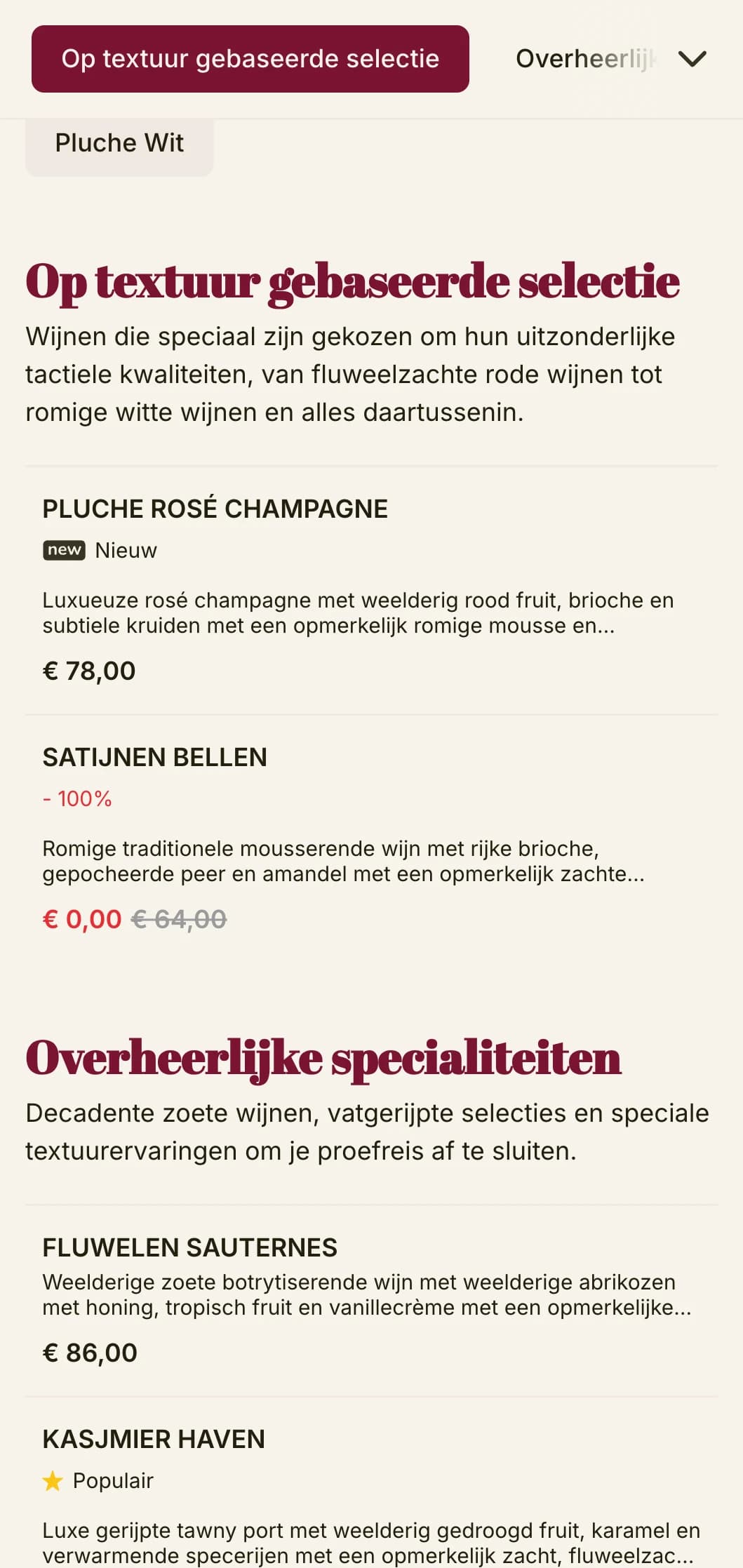 Dramatisch luxe sjabloon voor wijnkaart met dieprode accenten en verfijnde typografie, ideaal voor chique wijnlounges en uitgaansgelegenheden.