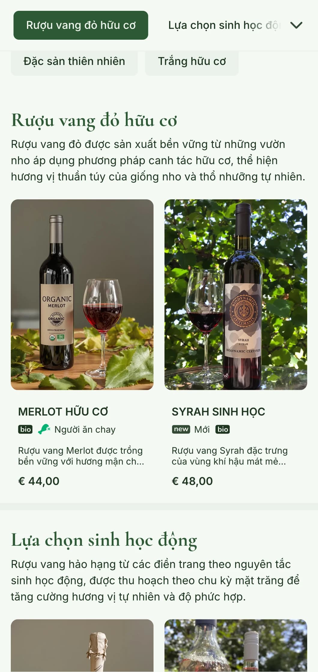 Mẫu danh sách rượu vang lấy cảm hứng từ thiên nhiên với tông màu đất và các yếu tố thực vật, hoàn hảo cho các lựa chọn rượu vang hữu cơ và nhà hàng từ nông trại đến bàn ăn.