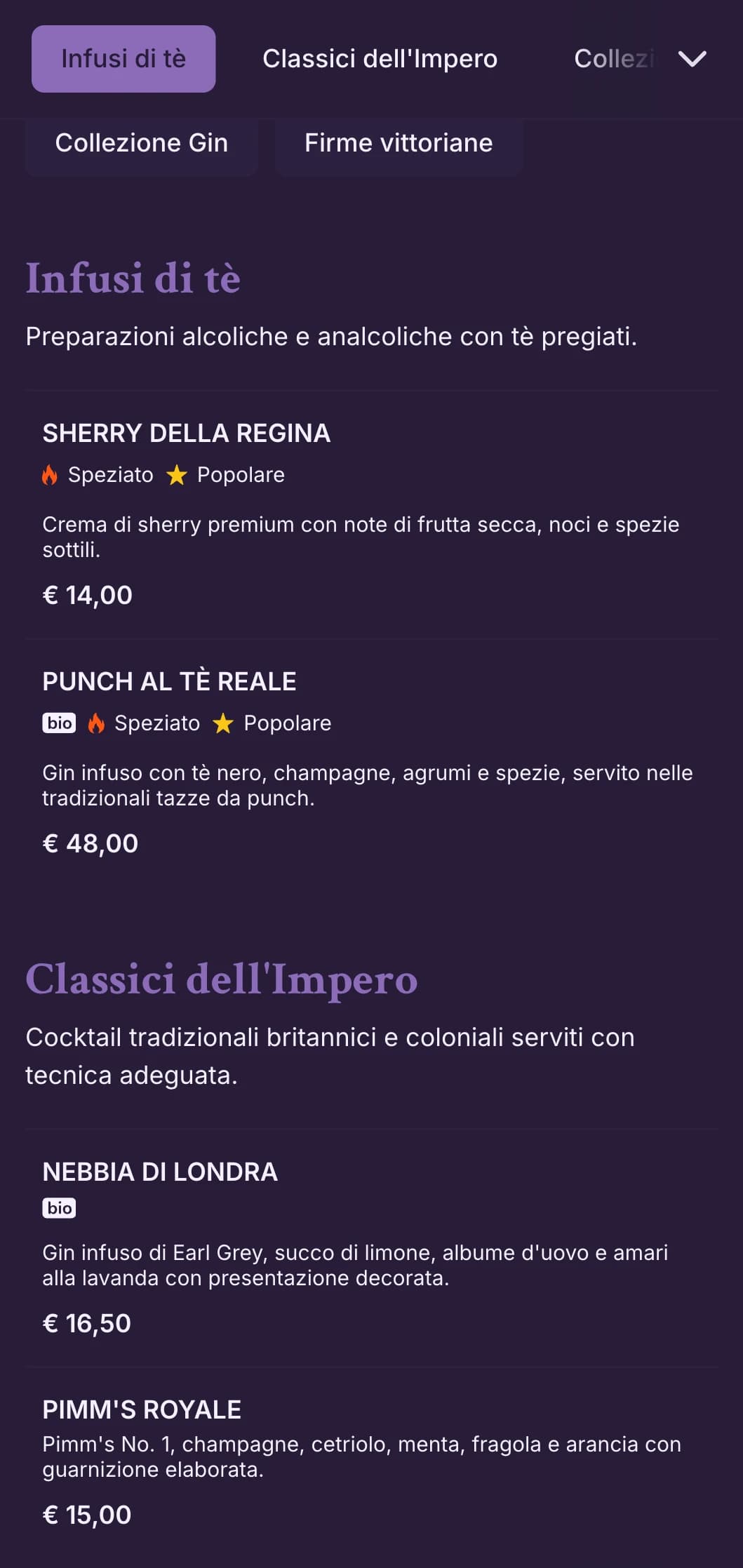Elaborato design verde con ornamenti vittoriani per i salotti del gin.