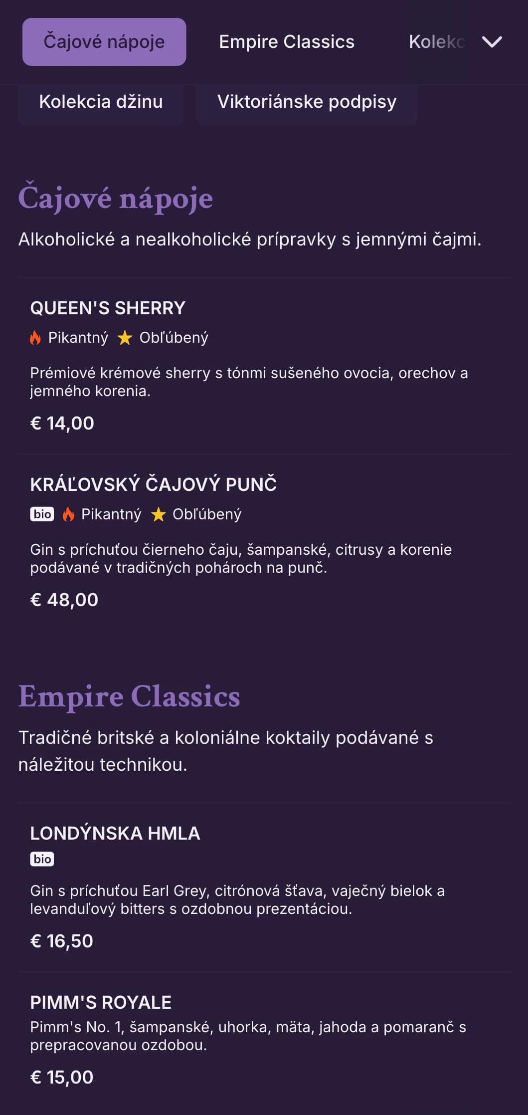 Prepracovaný zelený dizajn s viktoriánskymi ornamentmi pre salóny zamerané na gin.