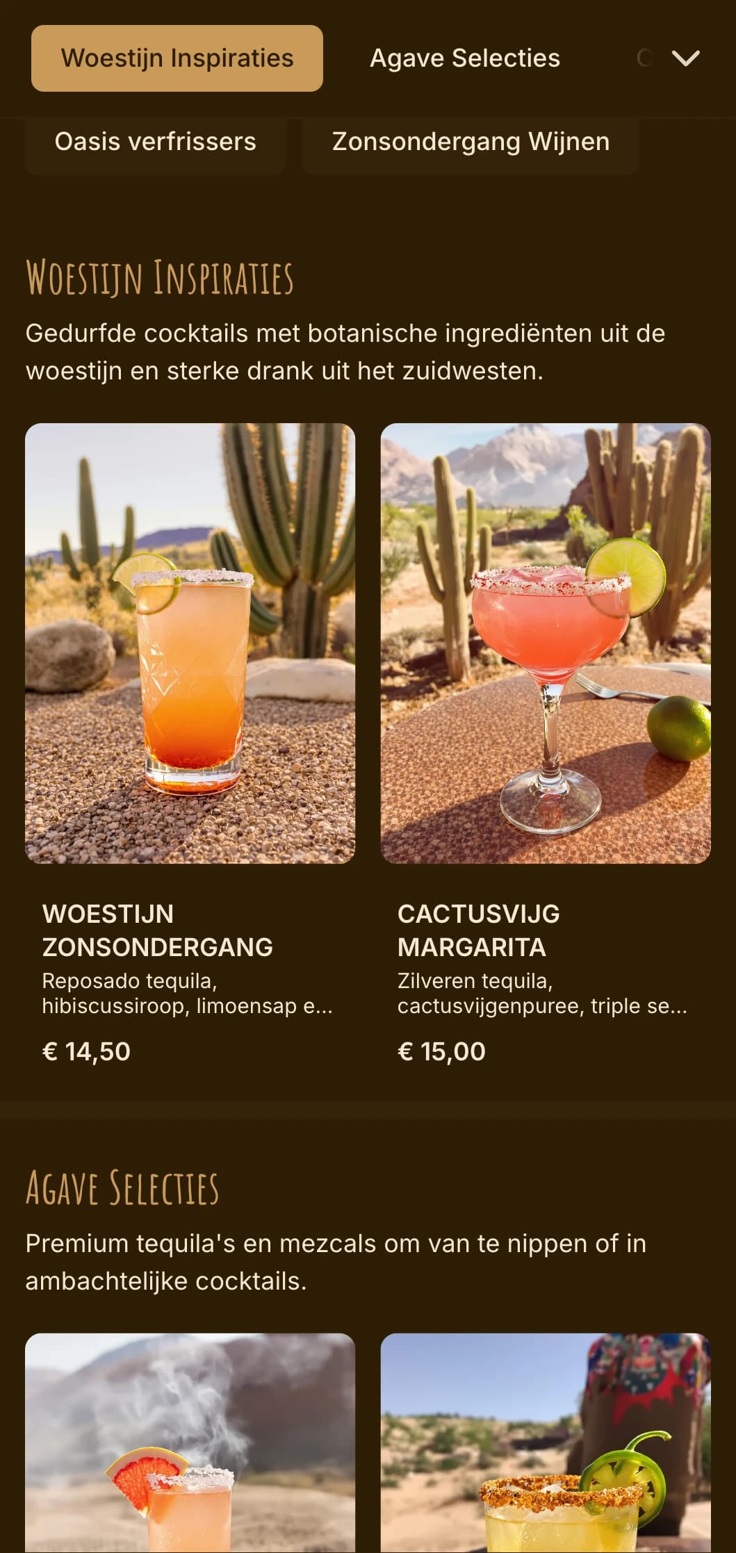 Warme oranje en bruine tinten geïnspireerd door woestijnlandschappen voor bohemien lounges.