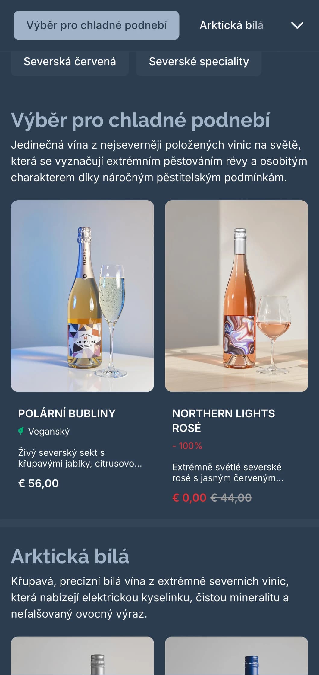 Skandinávsky inspirovaná šablona vinného lístku s chladnými modrými tóny a minimalistickým designem, ideální pro současné severské restaurace a mezinárodní vinárny.