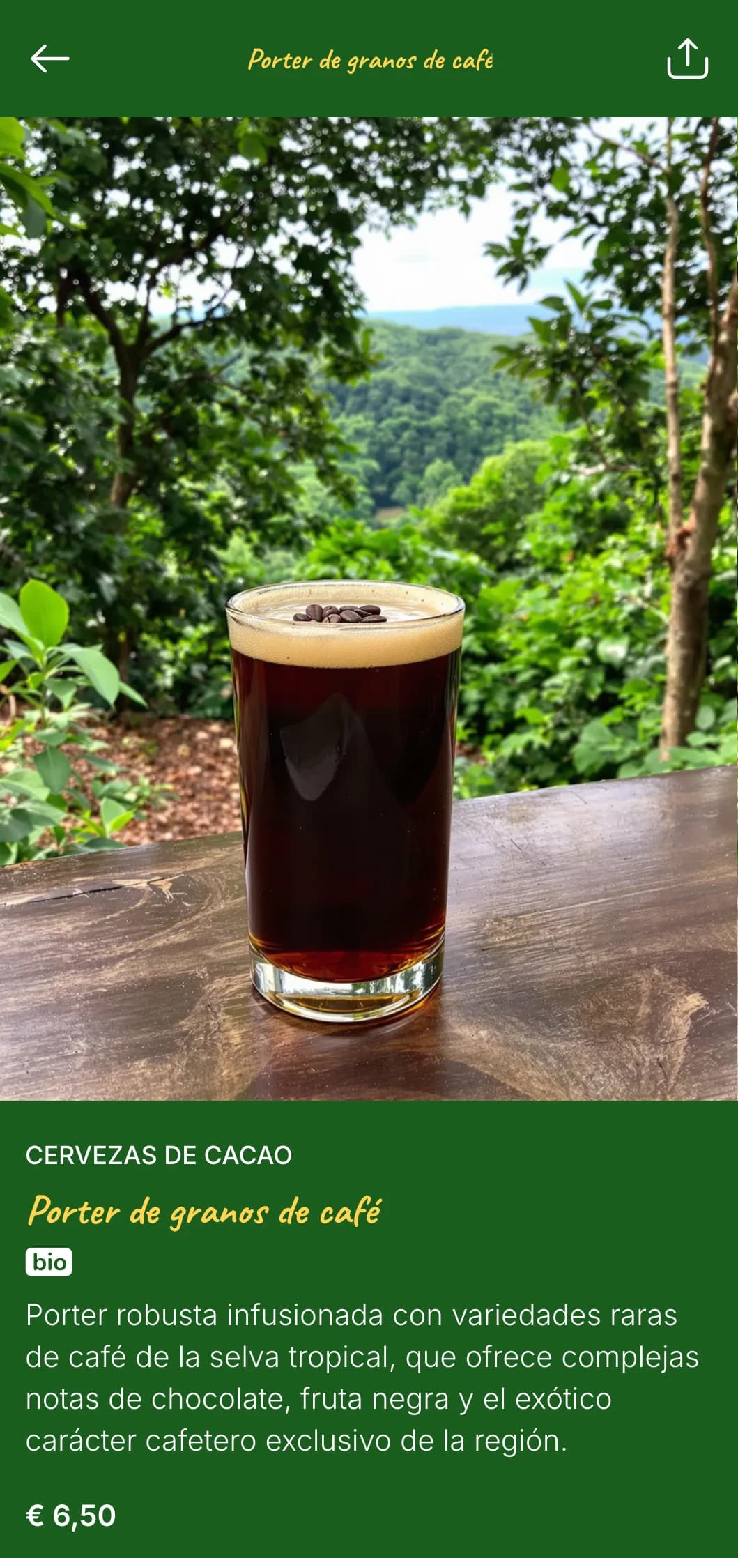 Diseño exuberante y exótico inspirado en las selvas tropicales, con verdes intensos y elementos botánicos para cervecerías de temática selvática.