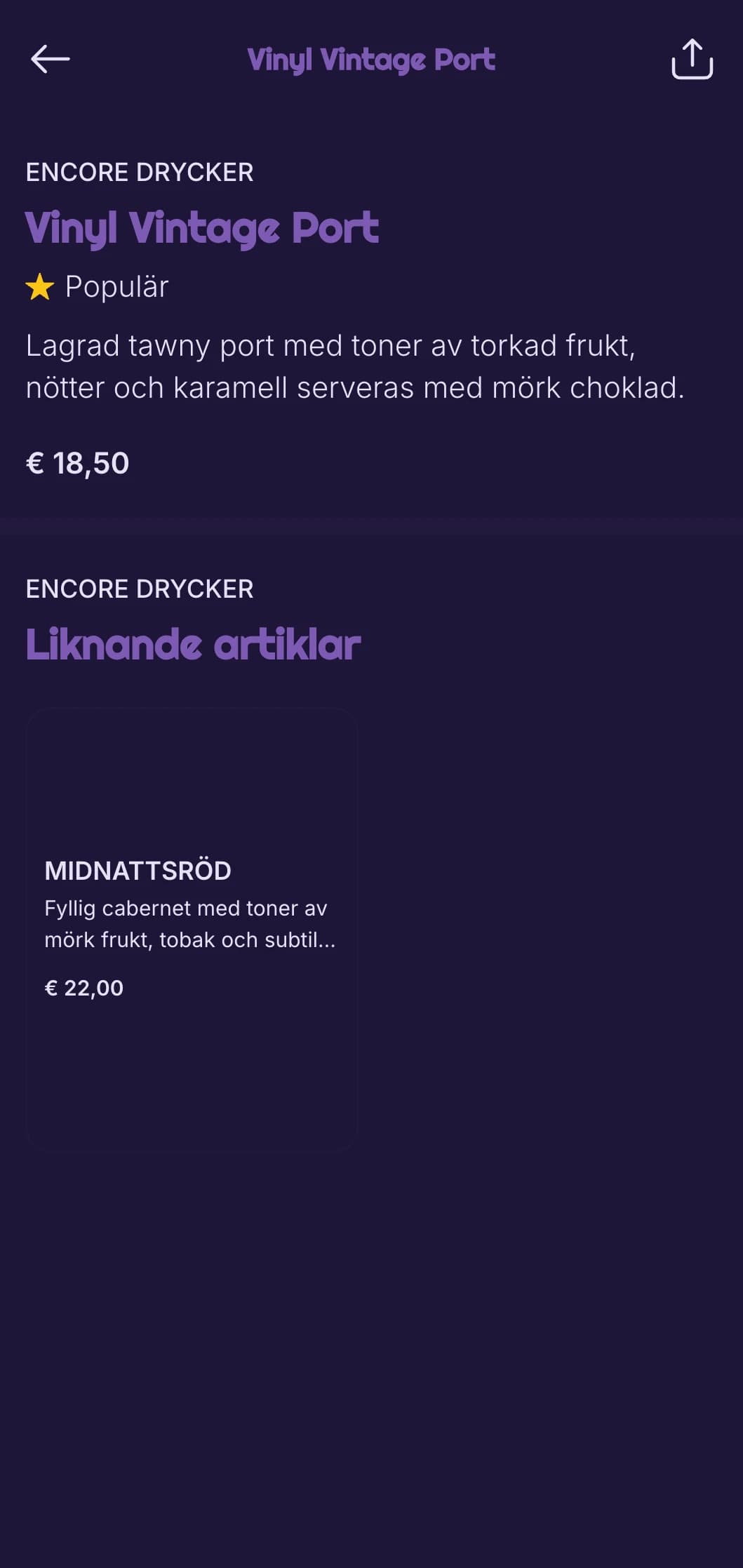 Djupt lila design med subtila musikelement för whiskybarer med live jazz.