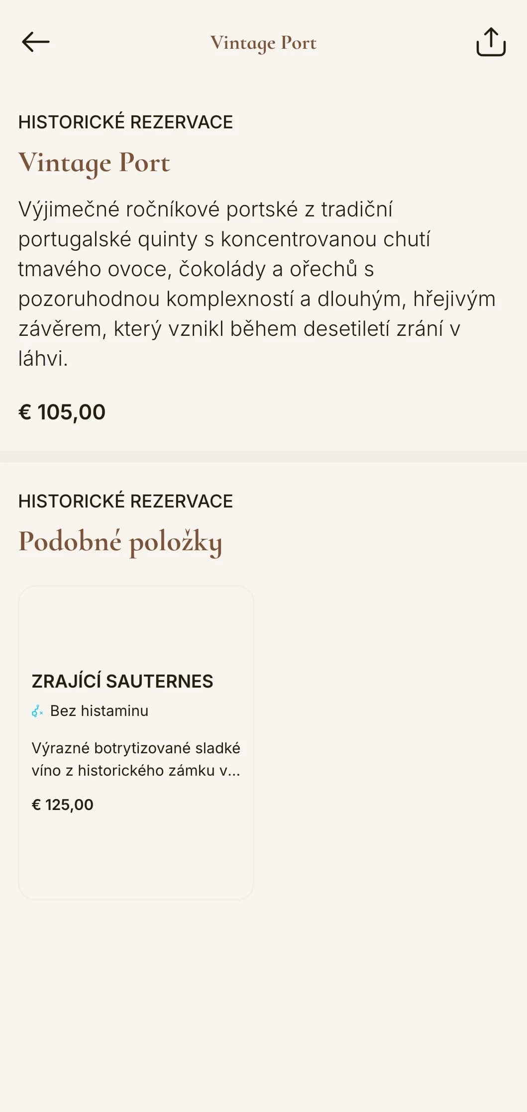 Tradiční šablona vinného lístku se zlatohnědými akcenty a klasickou typografií, ideální pro zavedená vinařství a památkové restaurace.