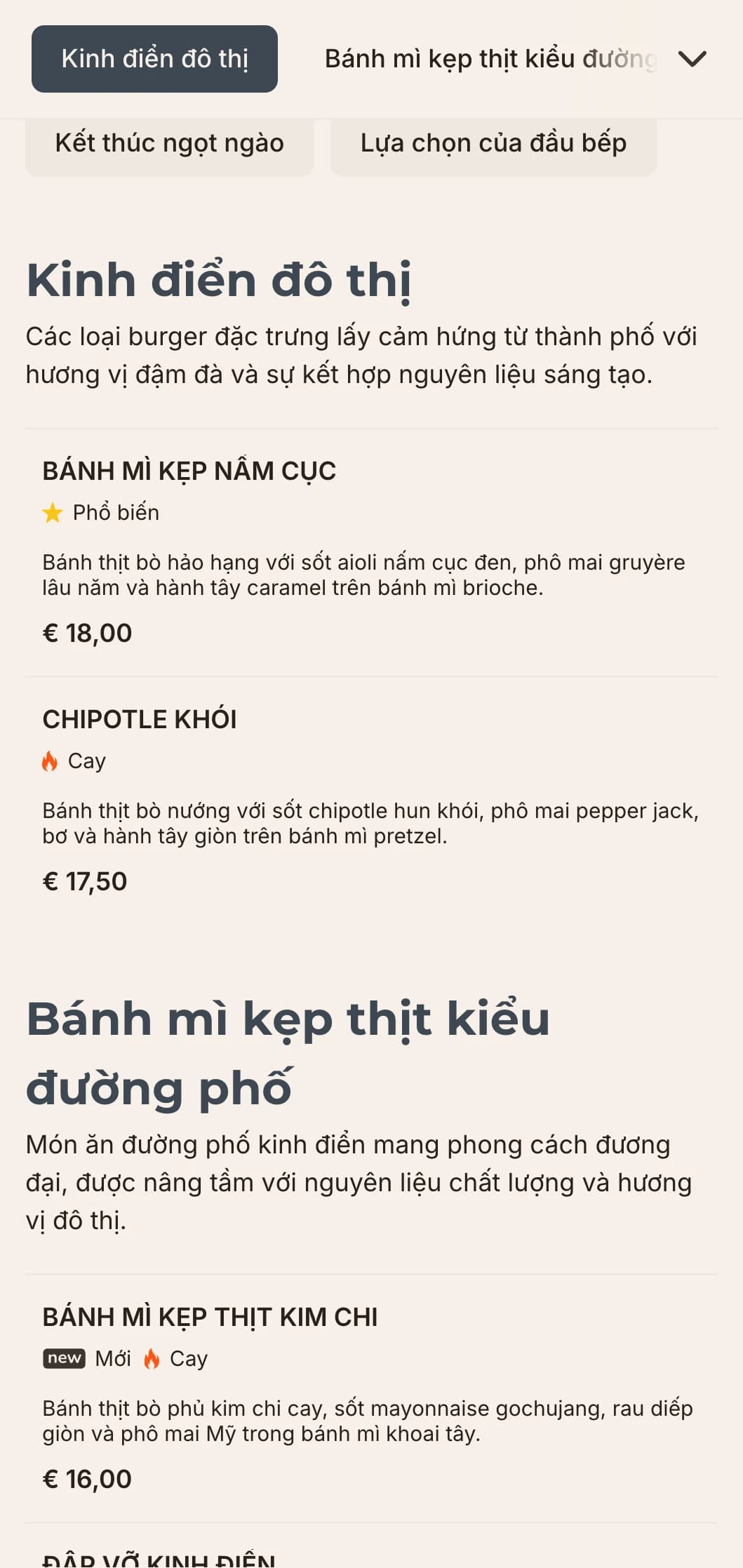 Thiết kế quầy burger hiện đại, đẹp mắt với kiểu chữ tối giản và các yếu tố lấy cảm hứng từ công nghiệp dành cho những người đam mê ẩm thực thành thị.
