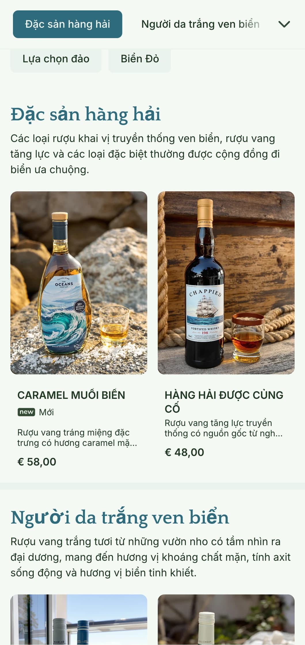Mẫu danh sách rượu vang lấy cảm hứng từ Địa Trung Hải với các yếu tố bên bờ biển và tính thẩm mỹ ven biển, hoàn hảo cho các nhà hàng ven sông và quán bar rượu vang địa phương.