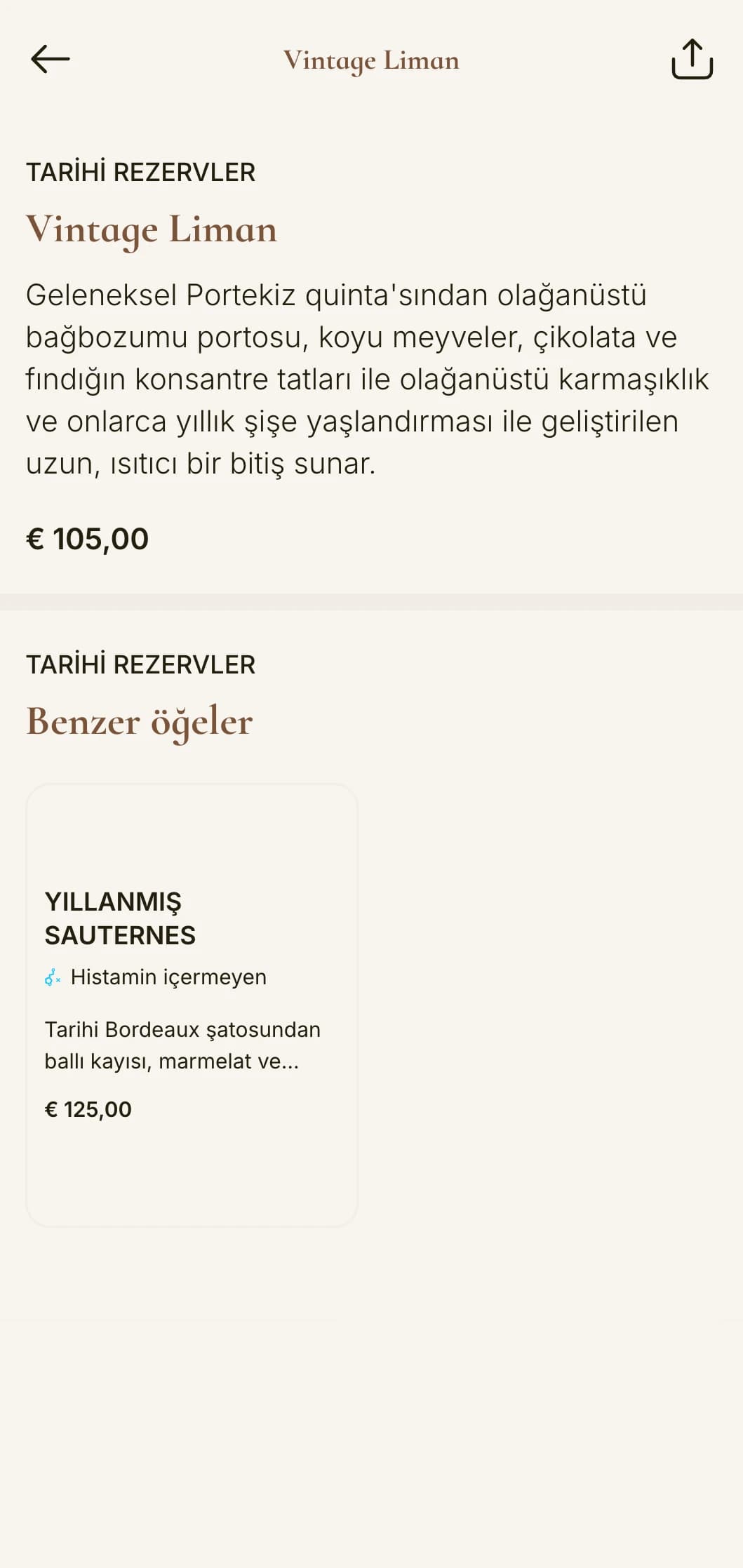 Altın-kahverengi vurgular ve klasik tipografi ile zengin geleneksel şarap listesi şablonu, köklü şarap imalathaneleri ve miras restoranları için mükemmeldir.