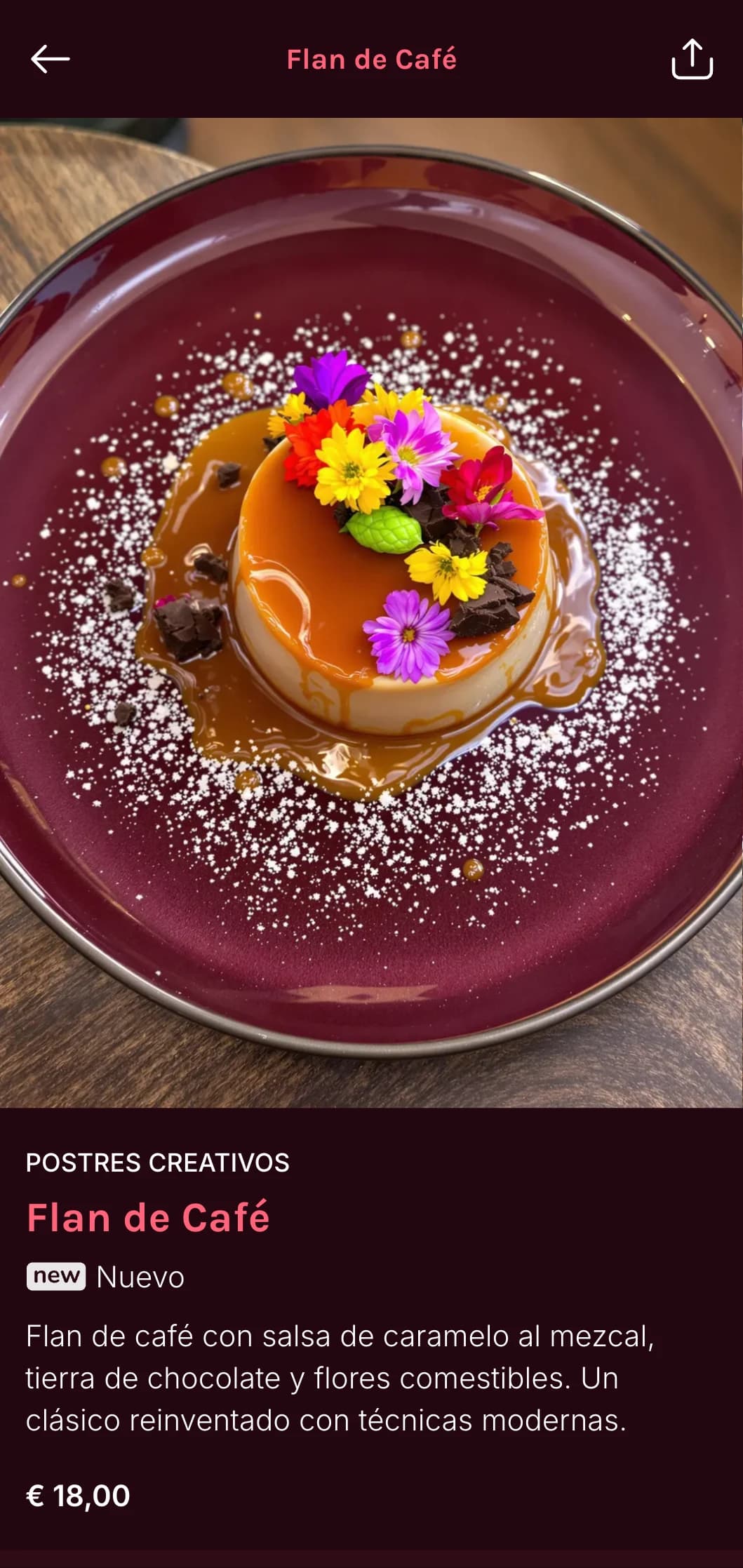 Moderna y moderna carta de tacos con detalles en rosa brillante, creativos tacos de fusión e interpretaciones contemporáneas de los clásicos.