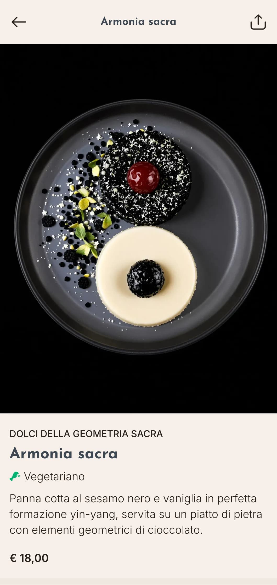 Menu di sushi contemporaneo con motivi geometrici puliti ispirati ai principi zen tradizionali.