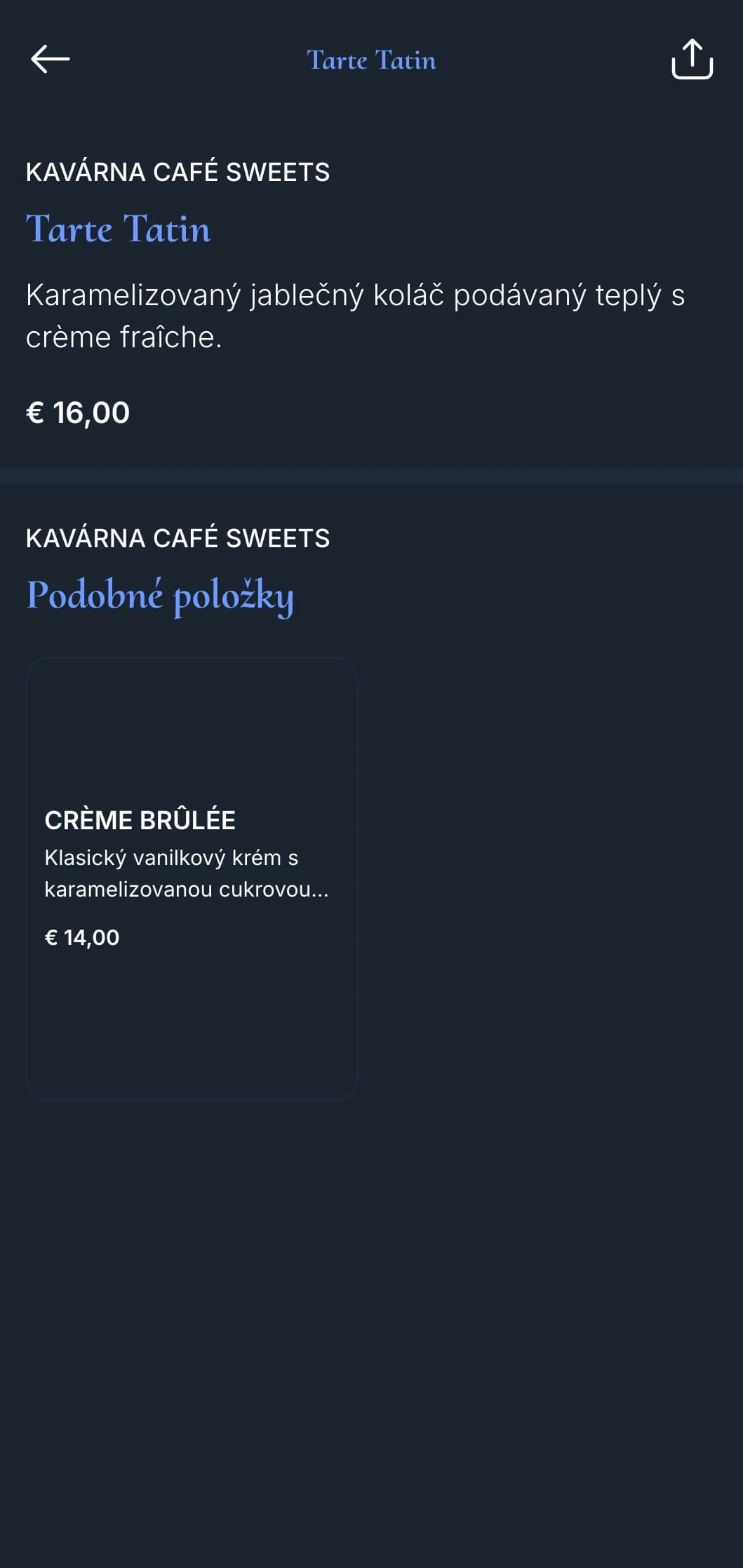 Okouzlující menu inspirované francouzskou kuchyní s prvky klasického bistra a námořnickými modrými akcenty, které jsou ideální pro francouzskou kuchyni.