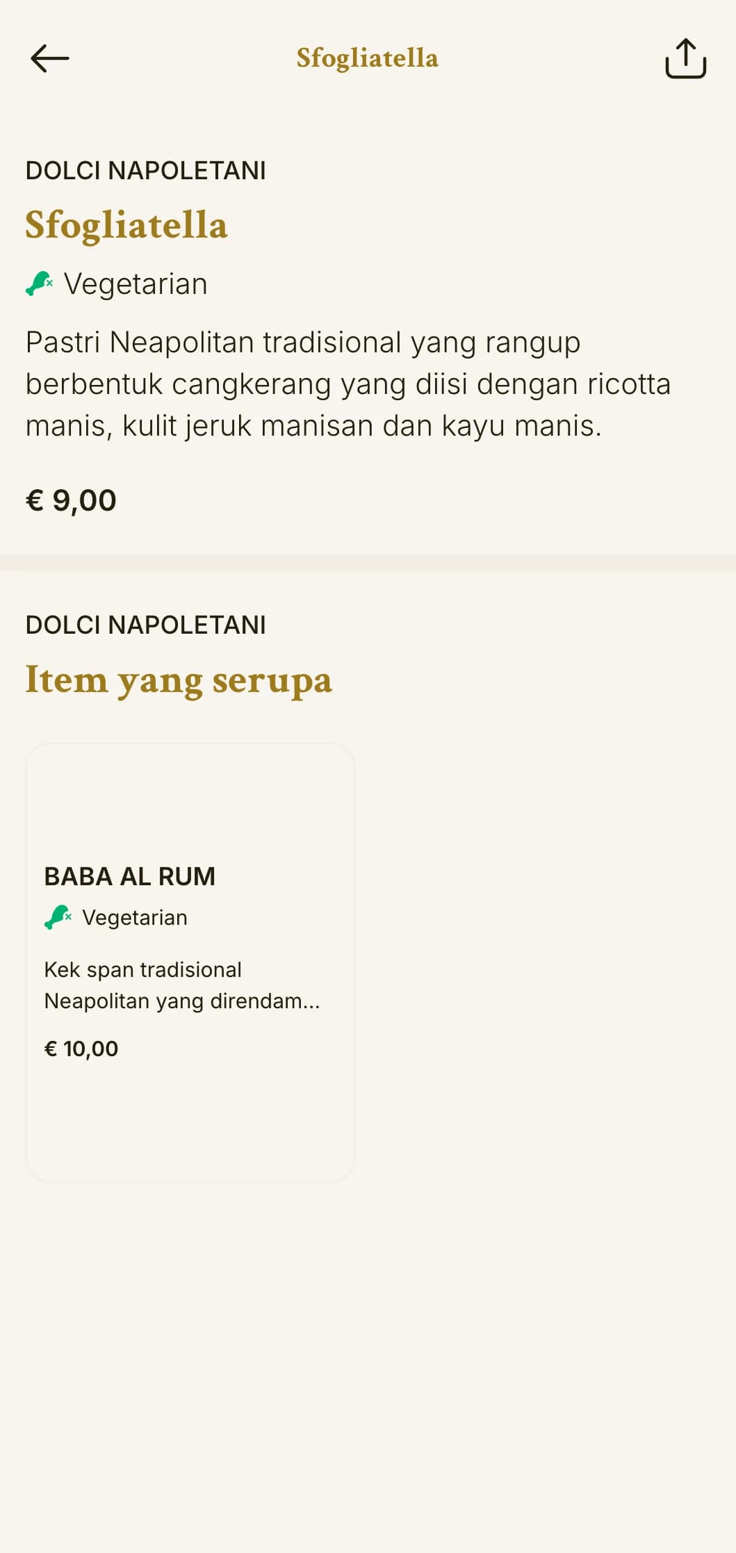 Menu piza Neapolitan tradisional dengan gaya Itali klasik dan pewarna hangat.