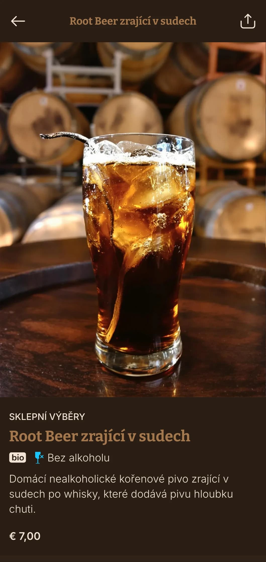 Hnědý design inspirovaný dřevem pro provozovny s řemeslným pivem a whisky.