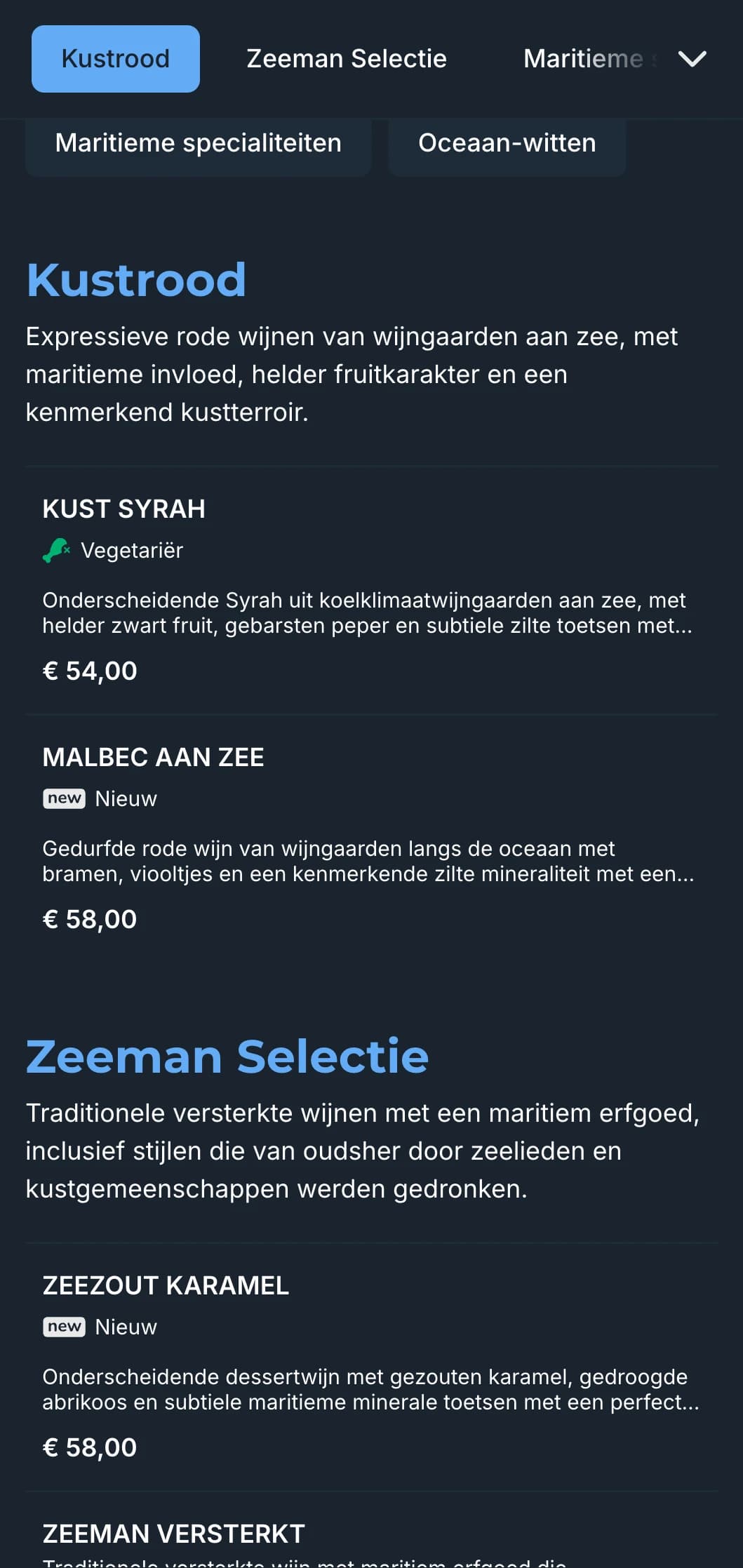 Op het Middellandse Zeegebied geïnspireerde donkere wijnsjabloon met levendige blauwe accenten, perfect voor avondlijke kustrestaurants en wijnbelevenissen aan zee.