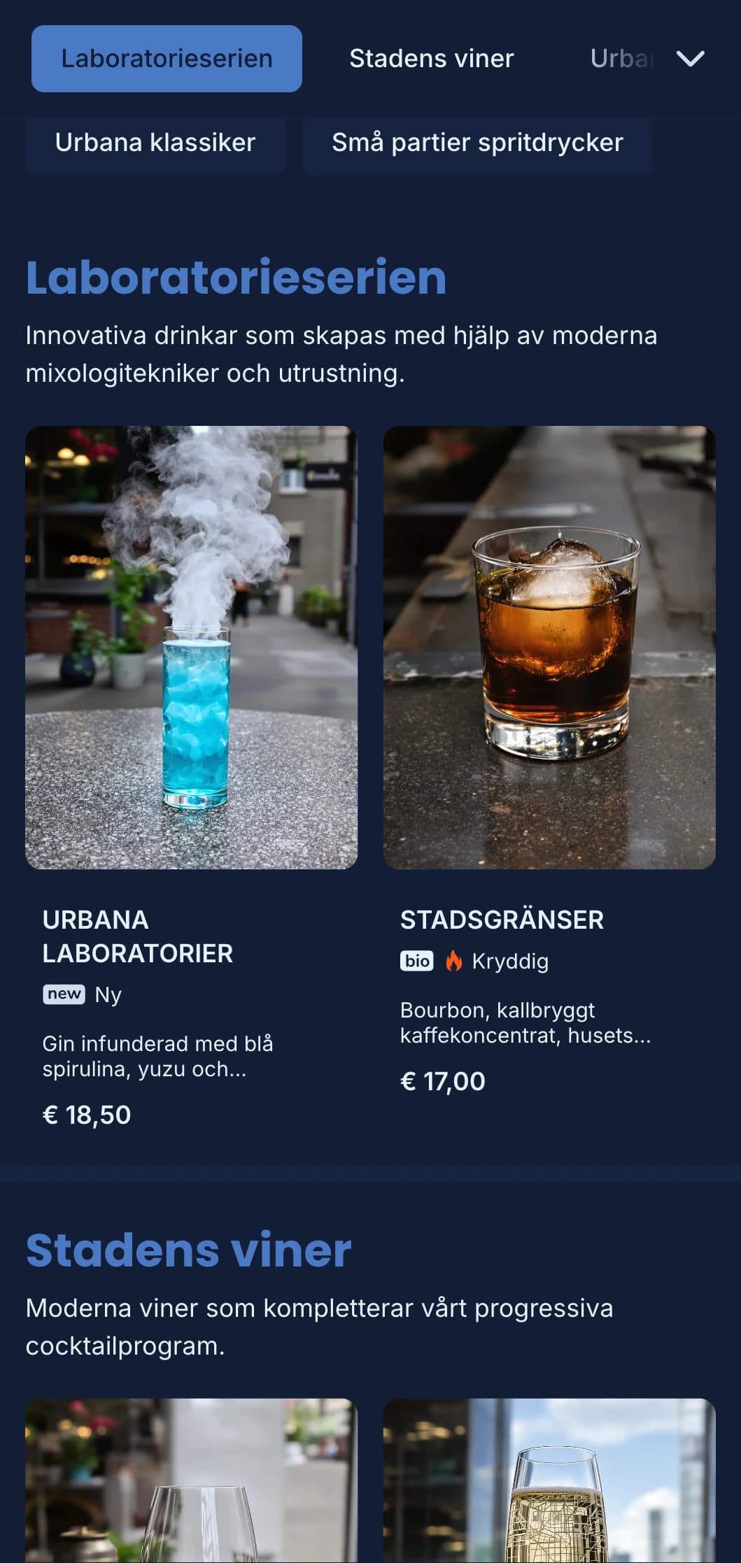 Ren, strukturerad blå design med geometriska mönster för moderna stadsbarer.