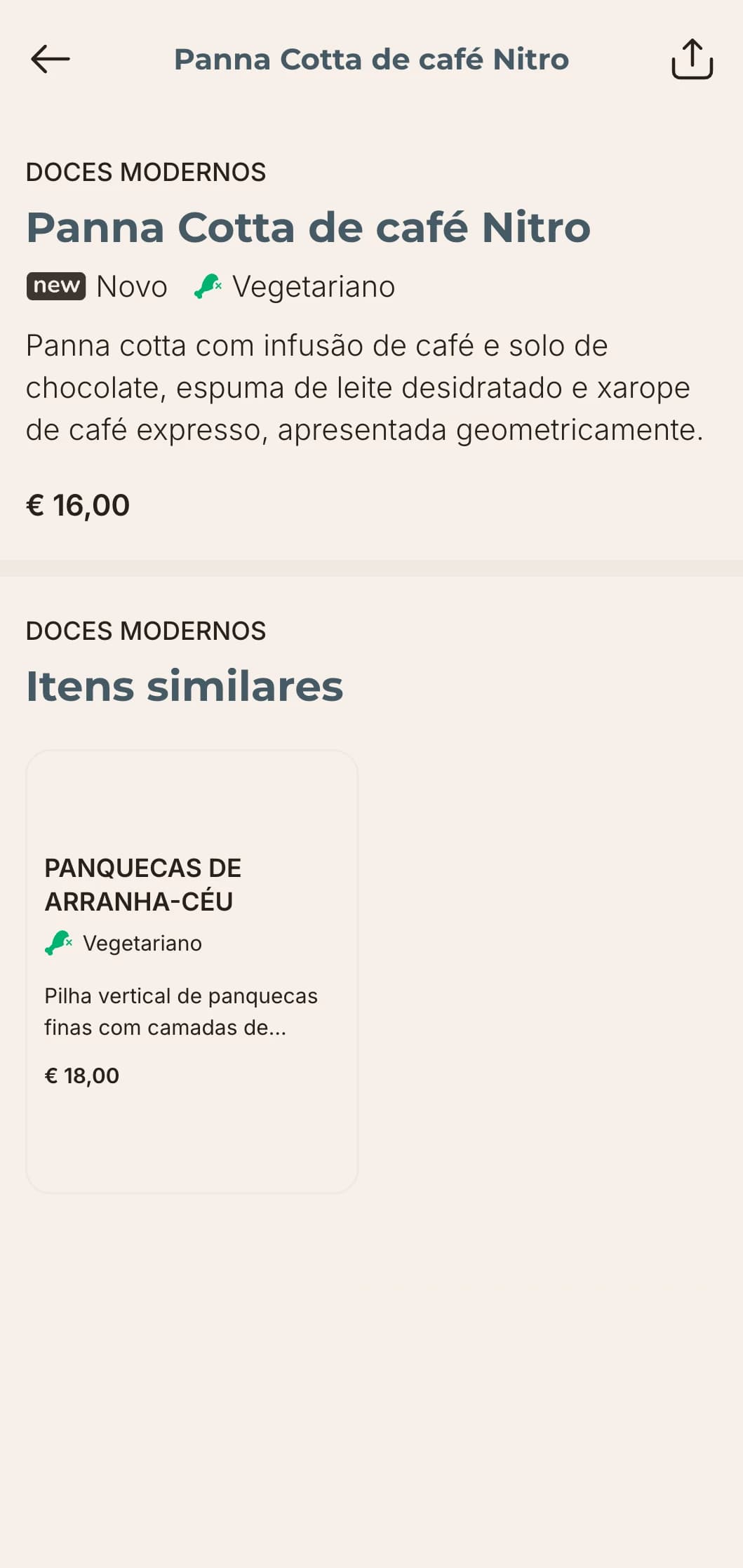Café da manhã contemporâneo para os moradores da cidade, com apresentação eficiente e combinações de sabores ousados.