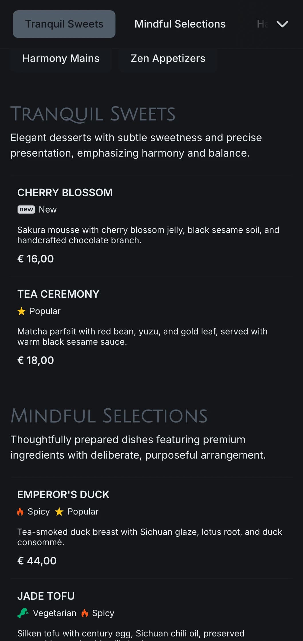 Refined Asian-inspired minimalism with a focus on balance, harmony, and understated luxury.