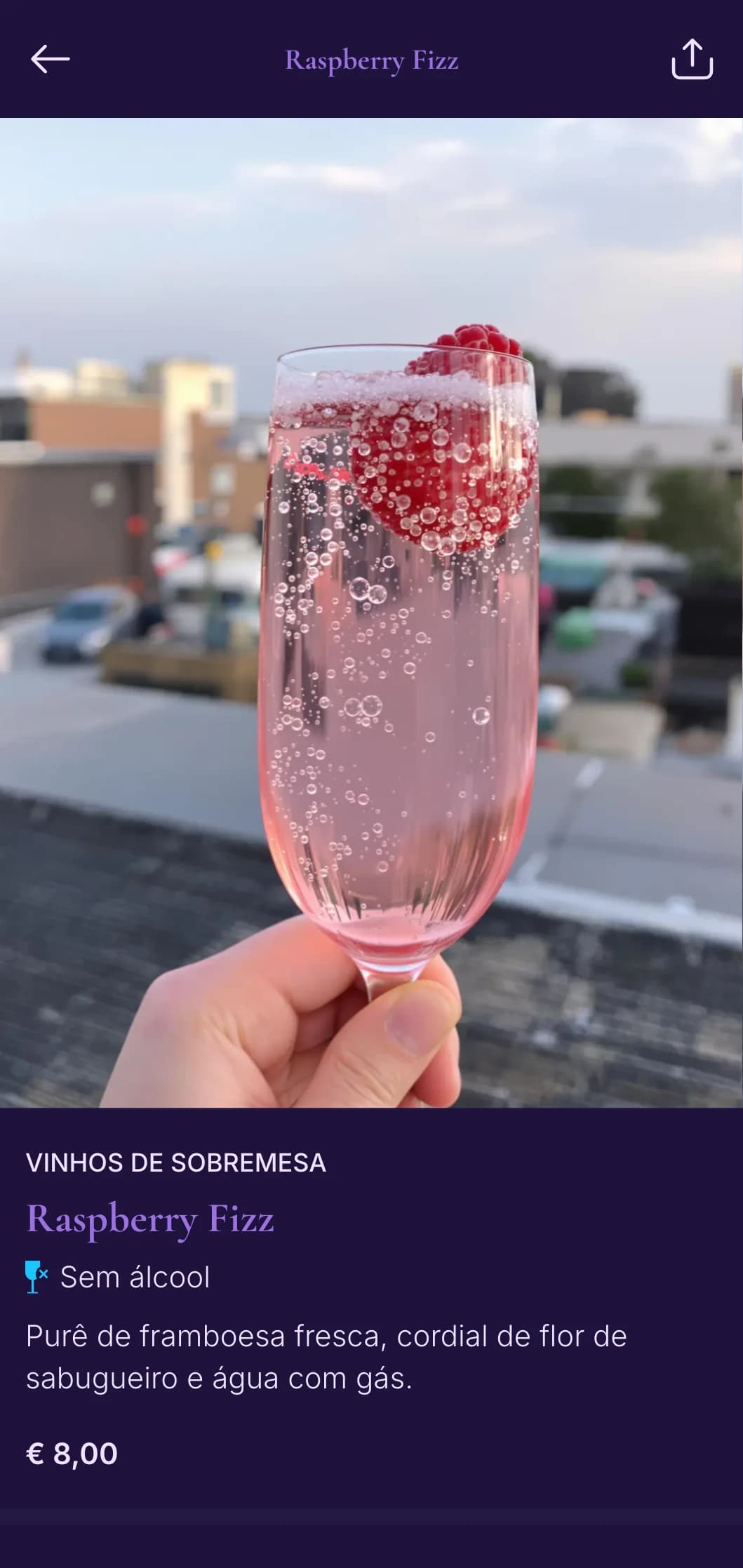 Design roxo suave com elementos estrelados para bares no terraço e locais românticos.