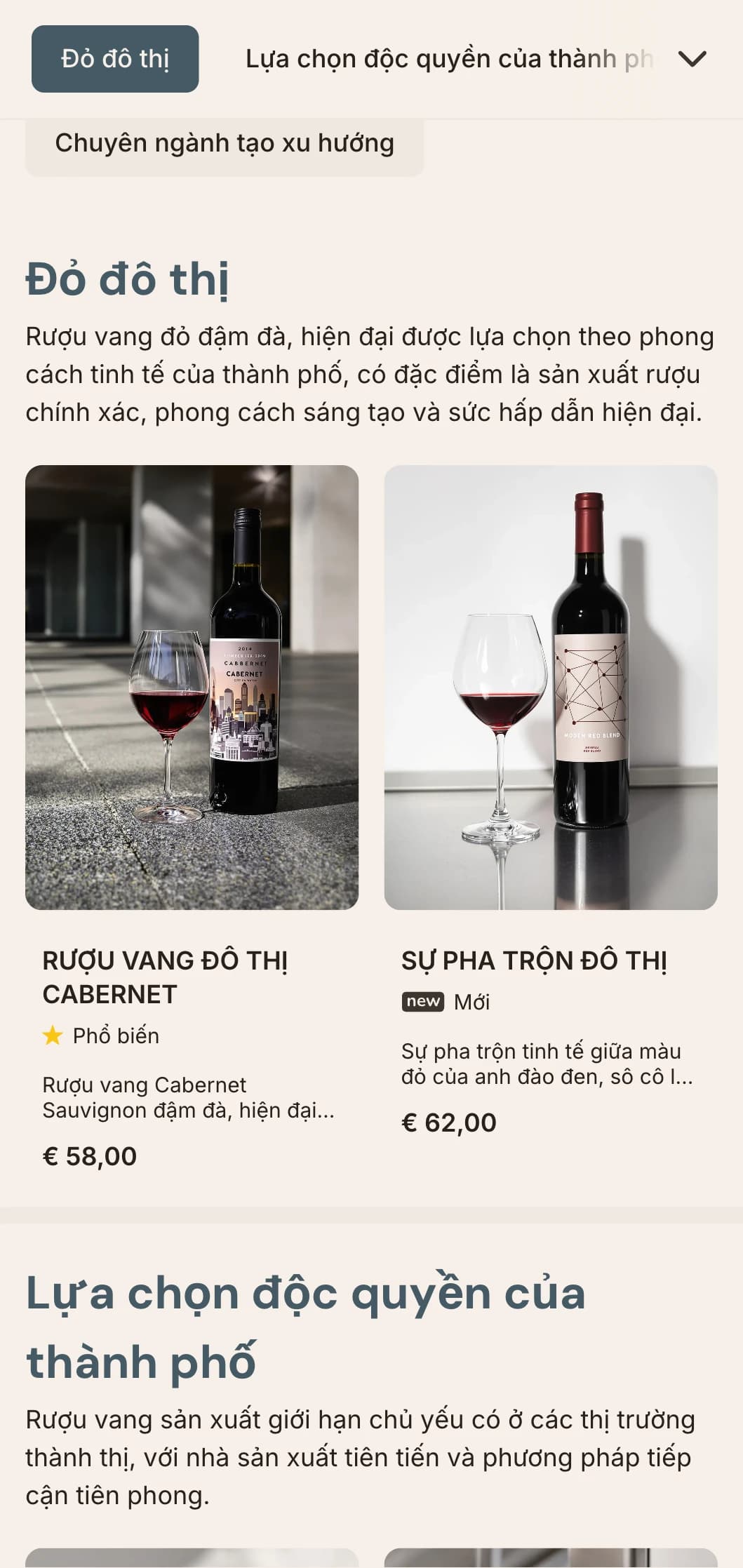Mẫu danh sách rượu vang đẹp mắt, lấy cảm hứng từ thành thị với các yếu tố kiến trúc và thiết kế đương đại, lý tưởng cho các quán bar rượu vang trong thành phố và các cơ sở ăn uống hiện đại.
