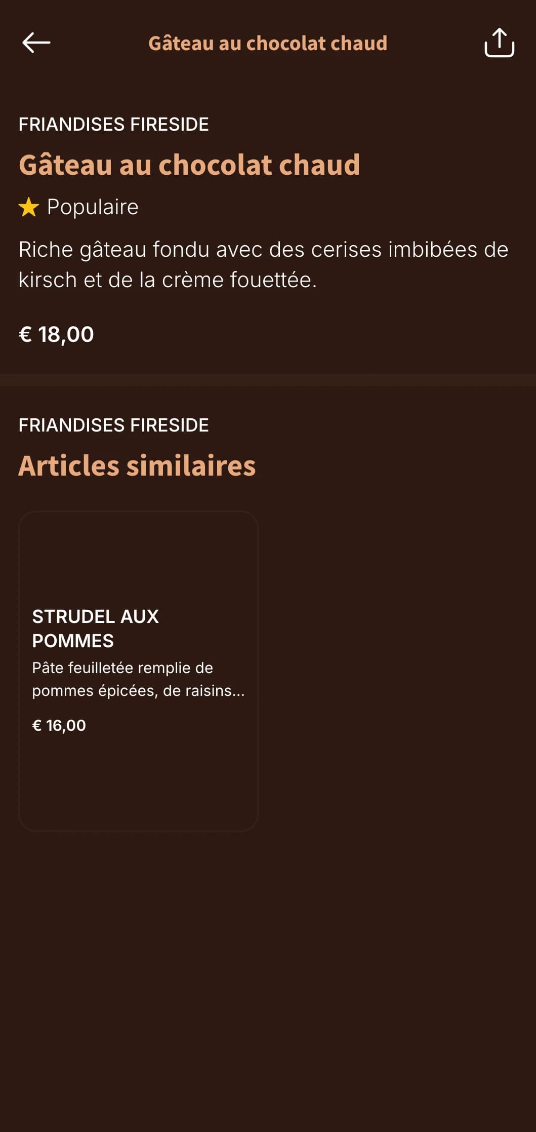 Un menu chaleureux, aux tons de bois, inspiré des refuges de montagne, parfait pour une cuisine alpine copieuse.