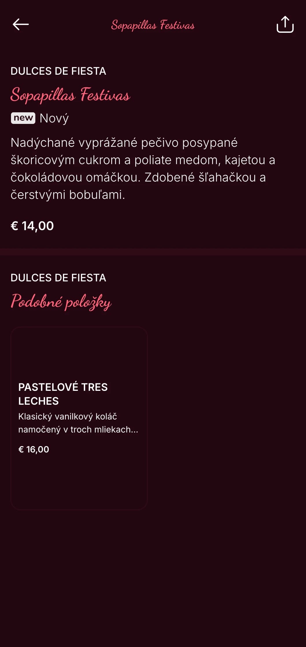 Slávnostné a oslavné mexické menu ideálne na Cinco de Mayo so žiarivými ružovými a červenými akcentmi, párty atmosférou a špeciálnou ponukou na sviatky.