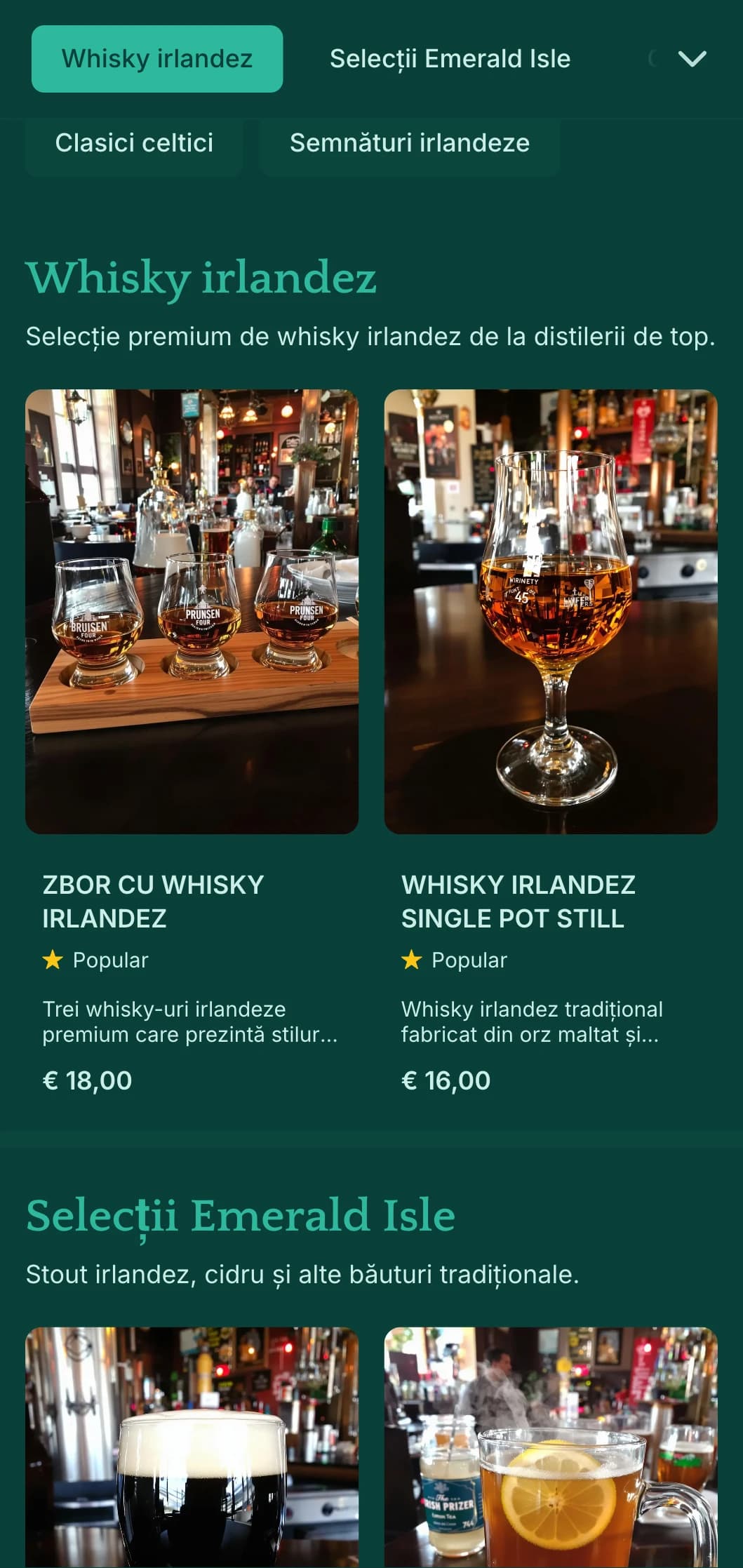 Design verde bogat cu elemente inspirate din pietre prețioase pentru saloane de cocktail contemporane.