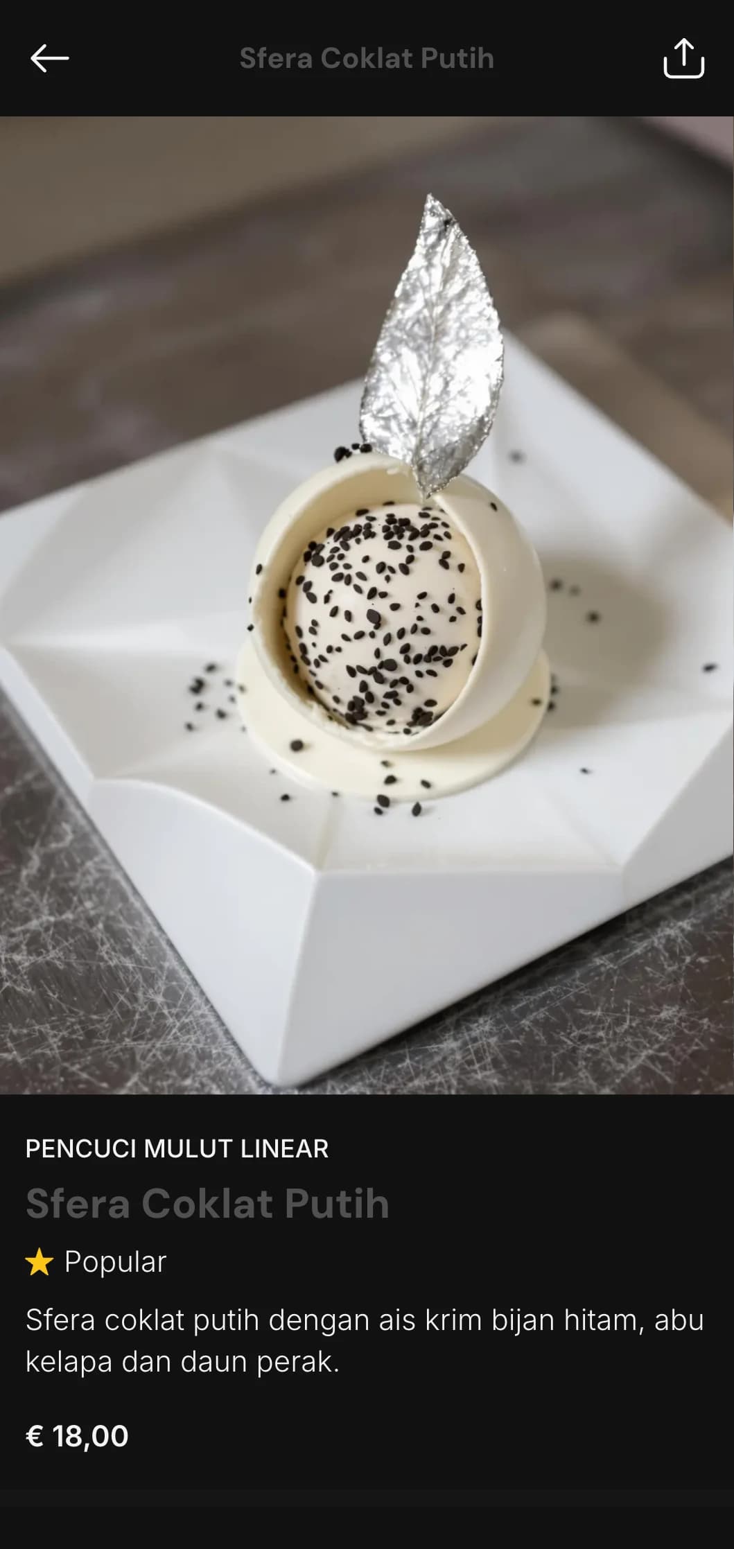 Konsep hitam dan putih yang canggih dengan kontras yang jelas dan elemen mewah minimalis.