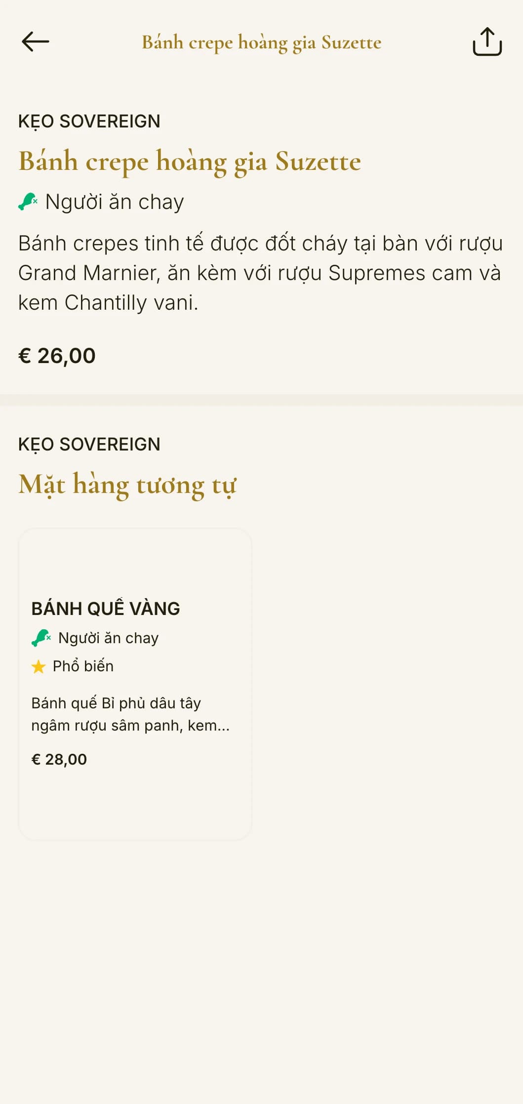 Trải nghiệm bữa tối buổi sáng sang trọng với nguyên liệu cao cấp và cách trình bày tinh tế dành cho thực khách sành điệu.