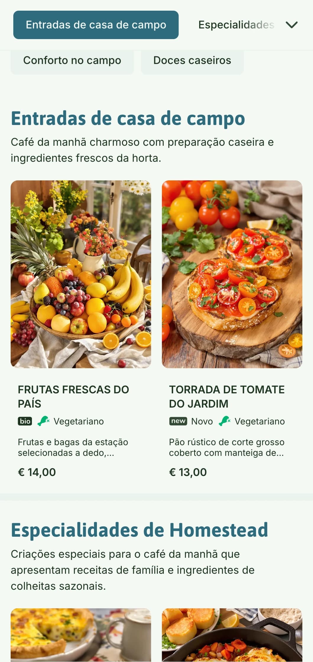 O café da manhã em estilo caseiro com ingredientes frescos do país e apresentação charmosa para uma experiência aconchegante.