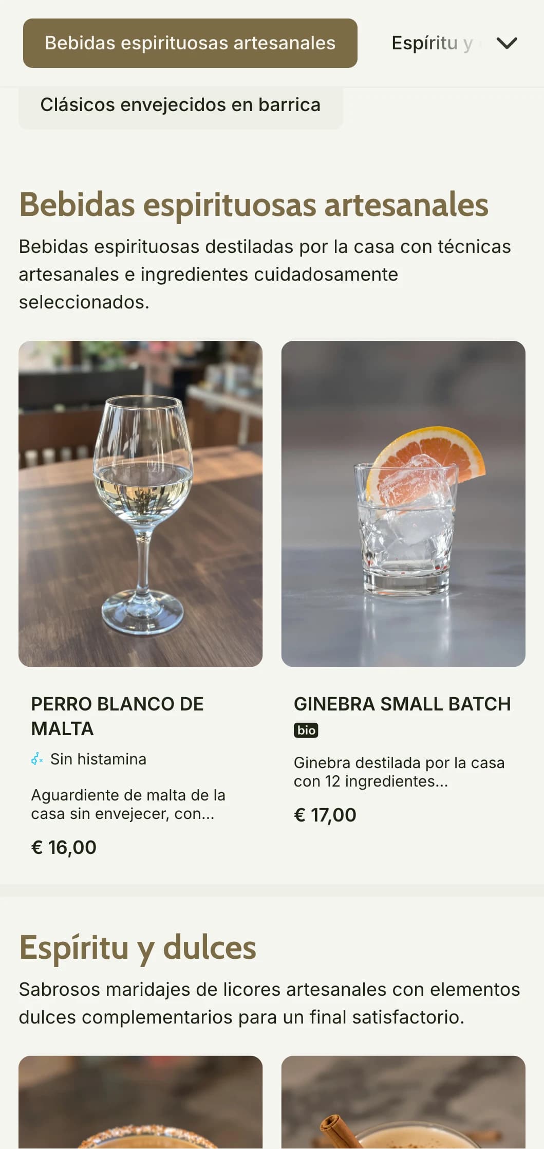 Un diseño rústico y artesanal para destilerías artesanales y bares especializados en bebidas espirituosas, con tonos cálidos y terrosos y elementos texturizados.