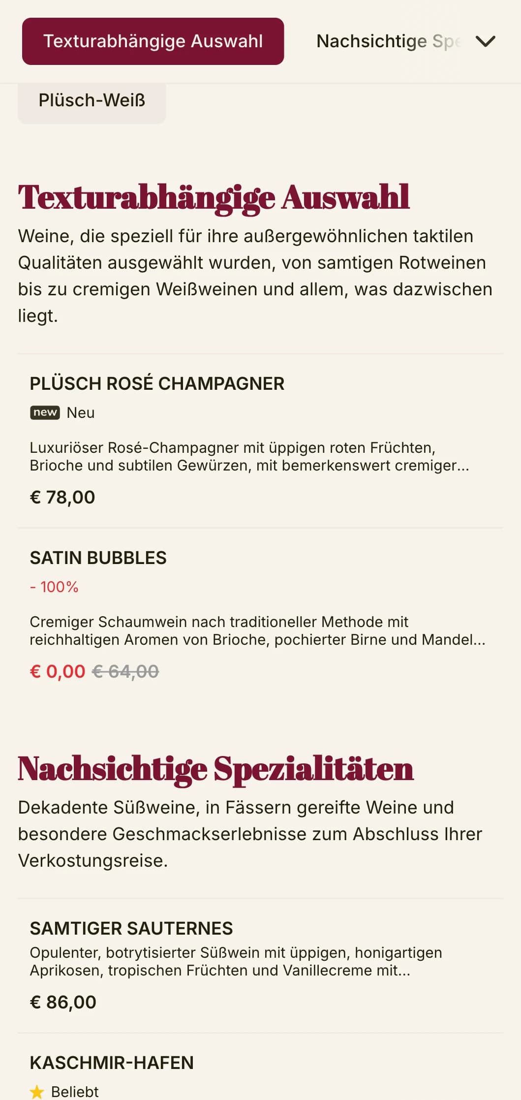 Dramatisch luxuriöse Weinkartenvorlage mit tiefroten Akzenten und anspruchsvoller Typografie, ideal für gehobene Weinlokale und Abendveranstaltungen.