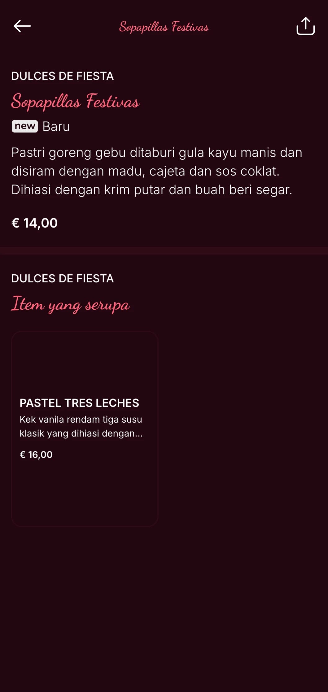 Menu Mexico perayaan dan perayaan sesuai untuk Cinco de Mayo yang menampilkan aksen merah jambu dan merah terang, suasana pesta dan tawaran percutian istimewa.