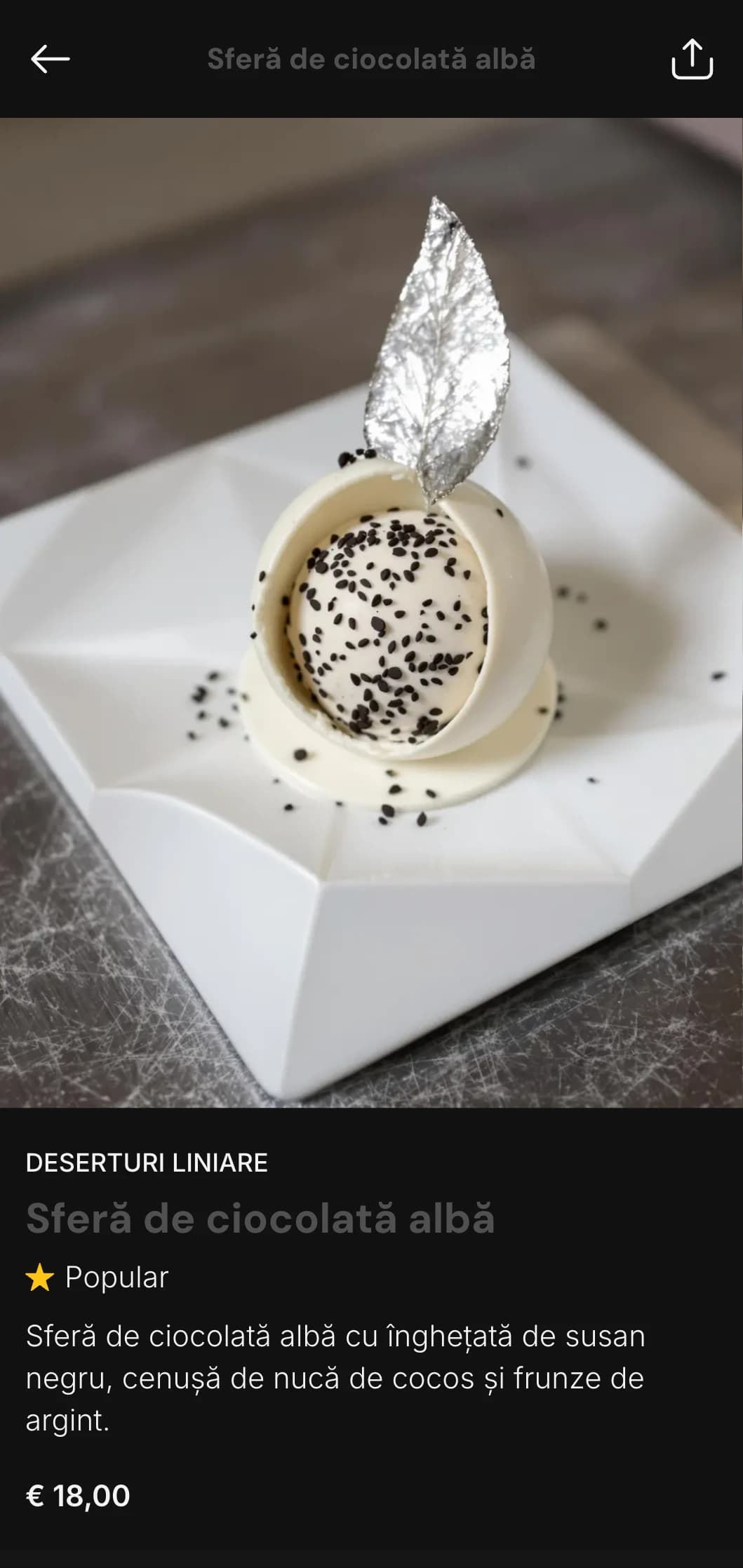 Concept sofisticat în alb și negru, cu contraste clare și elemente de lux minimaliste.