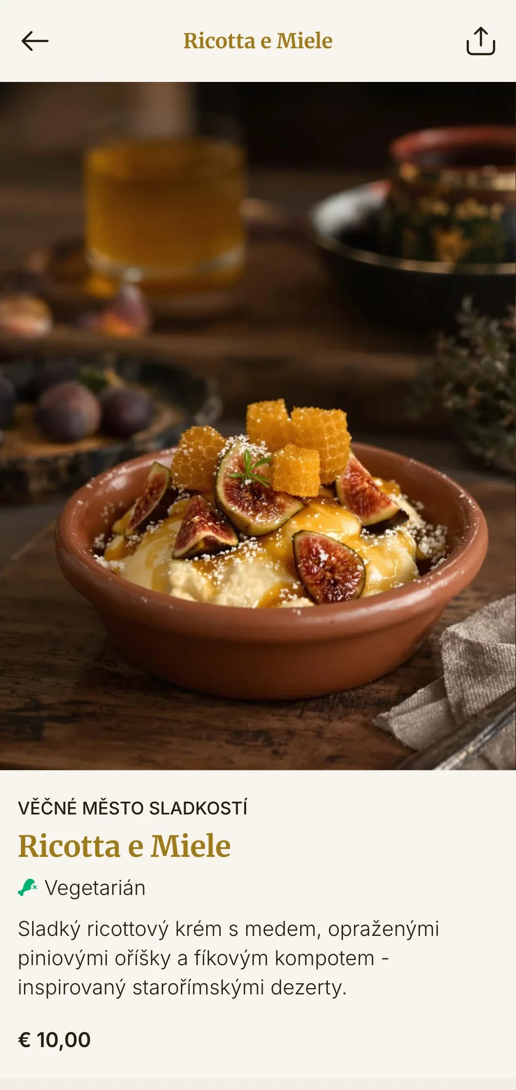 Klasická pizza v římském stylu s historickými italskými odkazy a elegantním stylem.