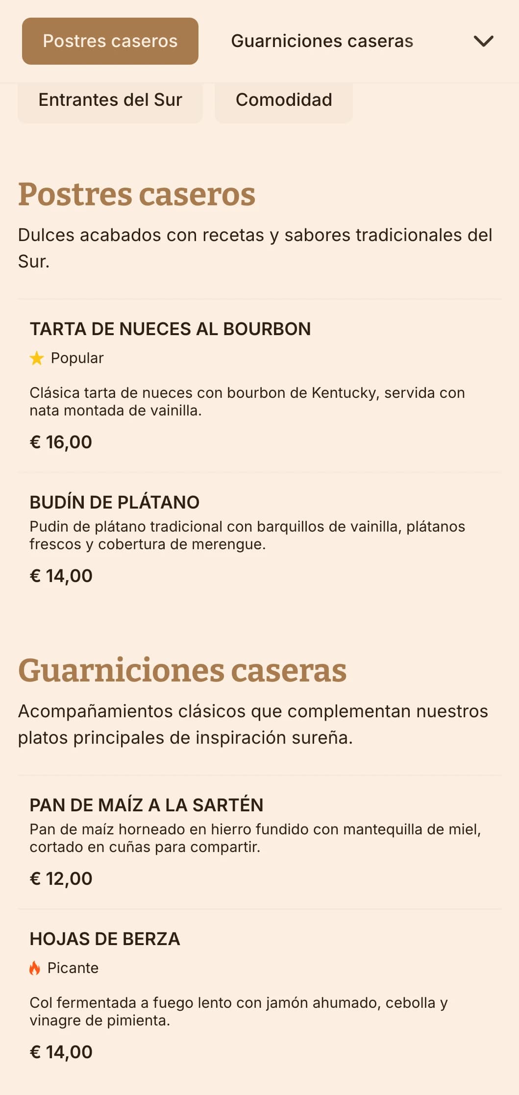 Acogedor servicio de catering al estilo sureño con clásicos reconfortantes, porciones generosas y presentación casera para reuniones familiares y encuentros informales.