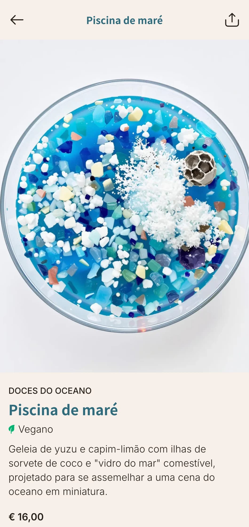 Design de cardápio chinês contemporâneo inspirado na estética litorânea, com cenas de portos enevoados para restaurantes de frutos do mar.