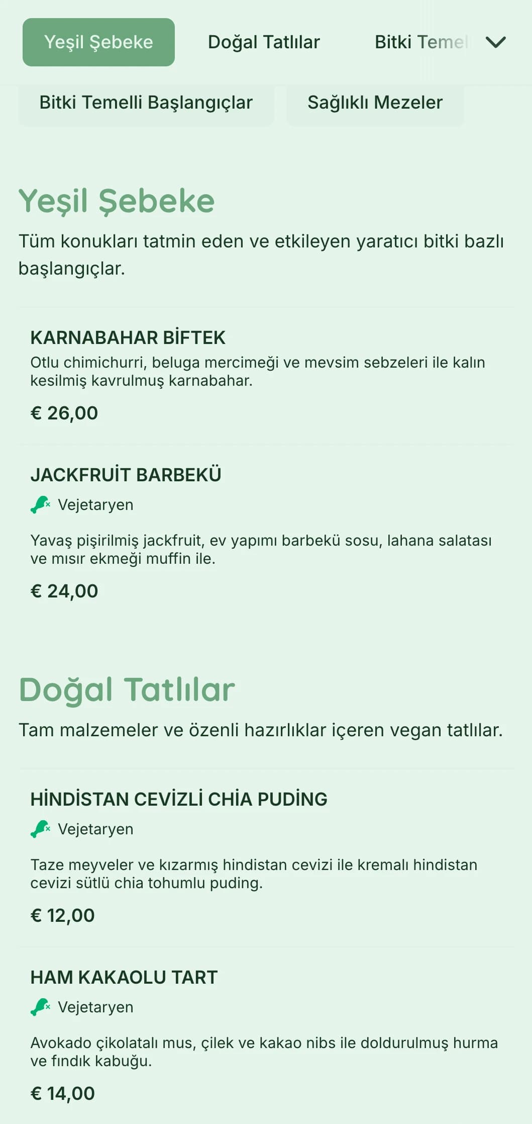 Sağlık bilincine sahip etkinlikler için renkli sunum, yenilikçi vegan mutfağı ve sürdürülebilir unsurlara odaklanan taze bitki bazlı catering.