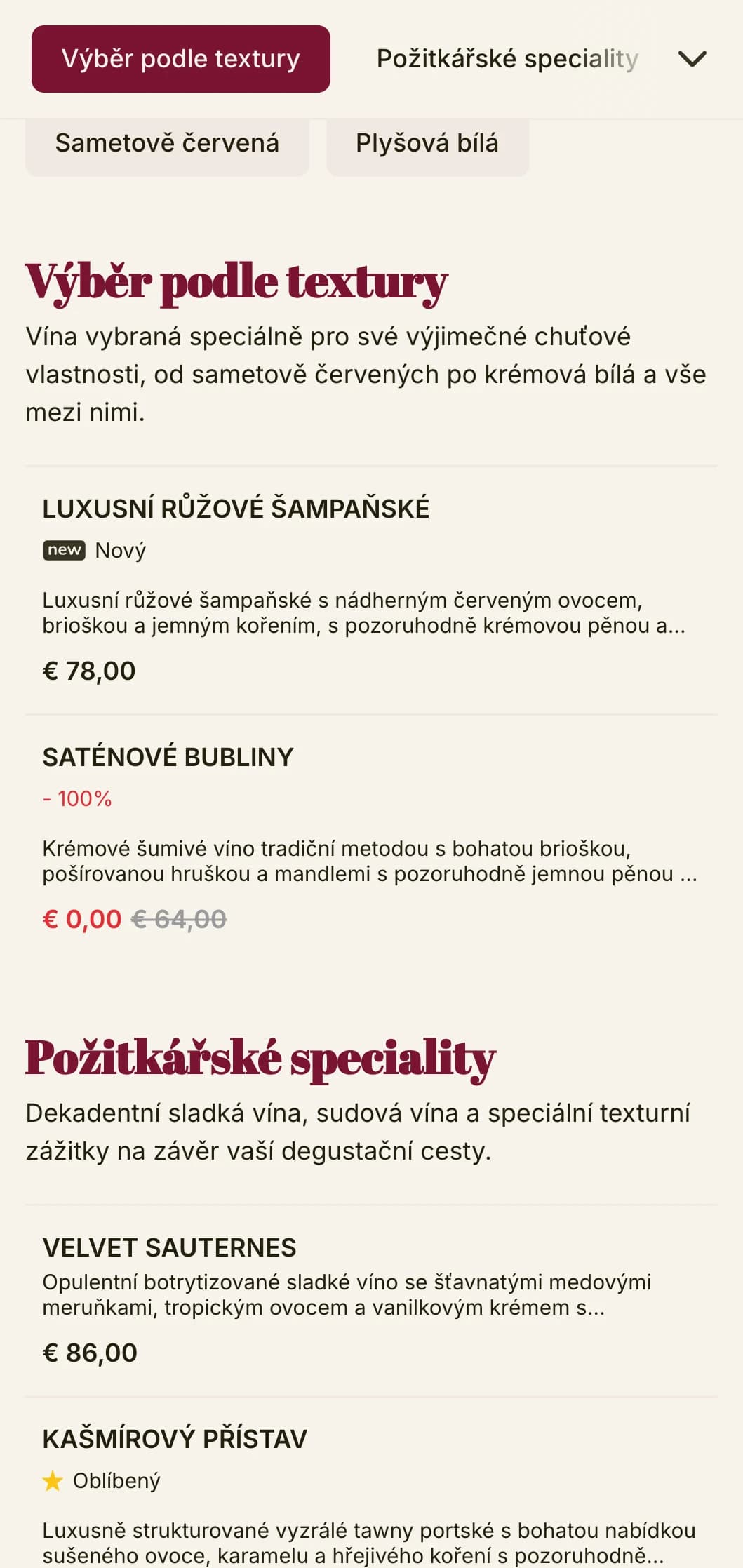 Dramaticky luxusní šablona vinného lístku s tmavě červenými akcenty a sofistikovanou typografií, ideální pro luxusní vinné salóny a večerní podniky.