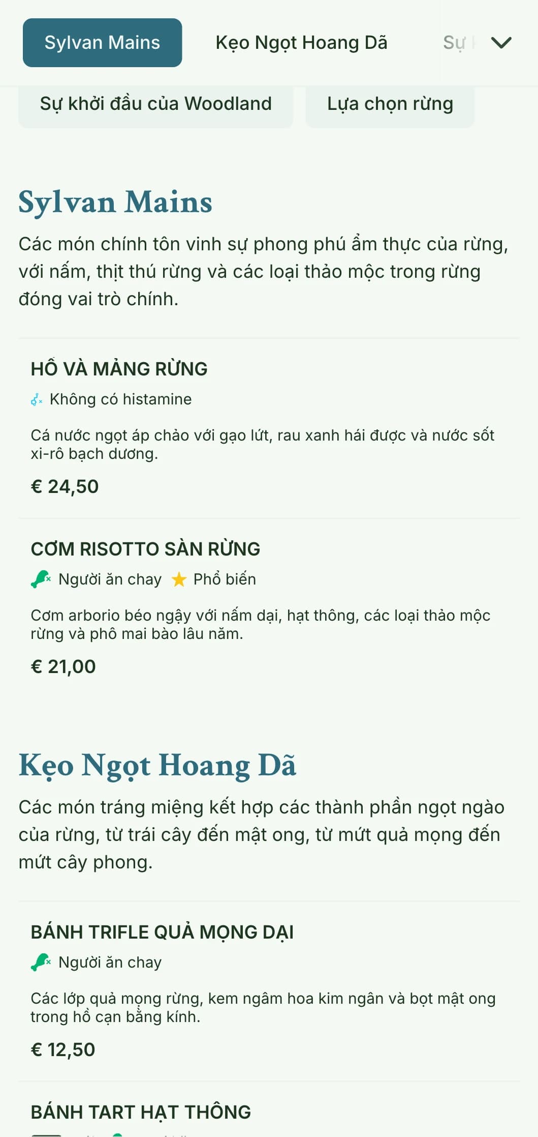 Thiết kế thực đơn bữa trưa thanh bình lấy cảm hứng từ rừng cây với kết cấu hữu cơ và tông màu đất, hoàn hảo cho các nhà hàng gần công viên và bối cảnh thiên nhiên.