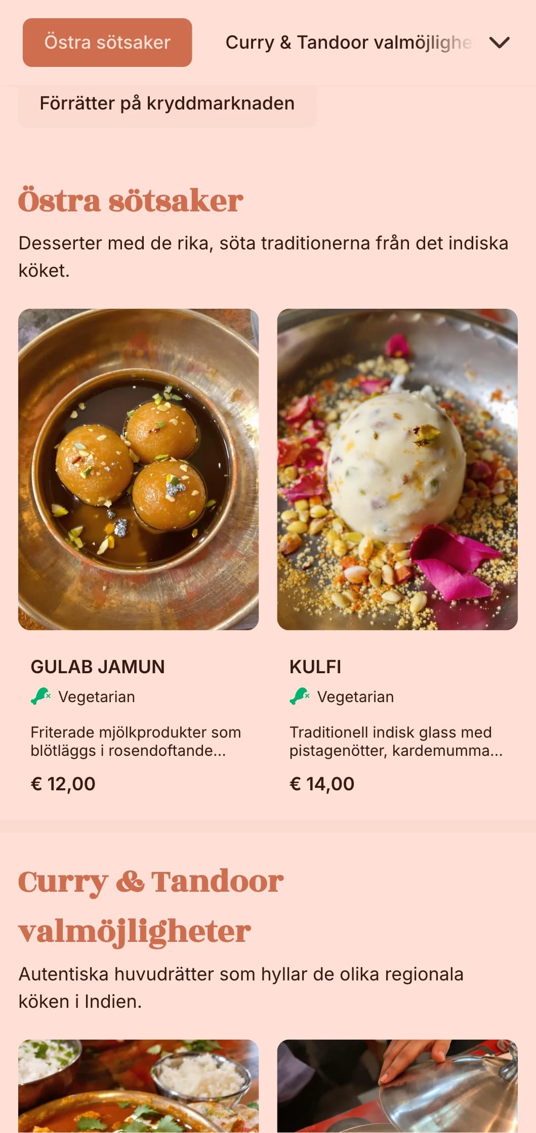 Levande indiskinspirerad catering med aromatiska kryddor, traditionella recept och färgstarka presentationer för kulturella fester och temaevenemang.