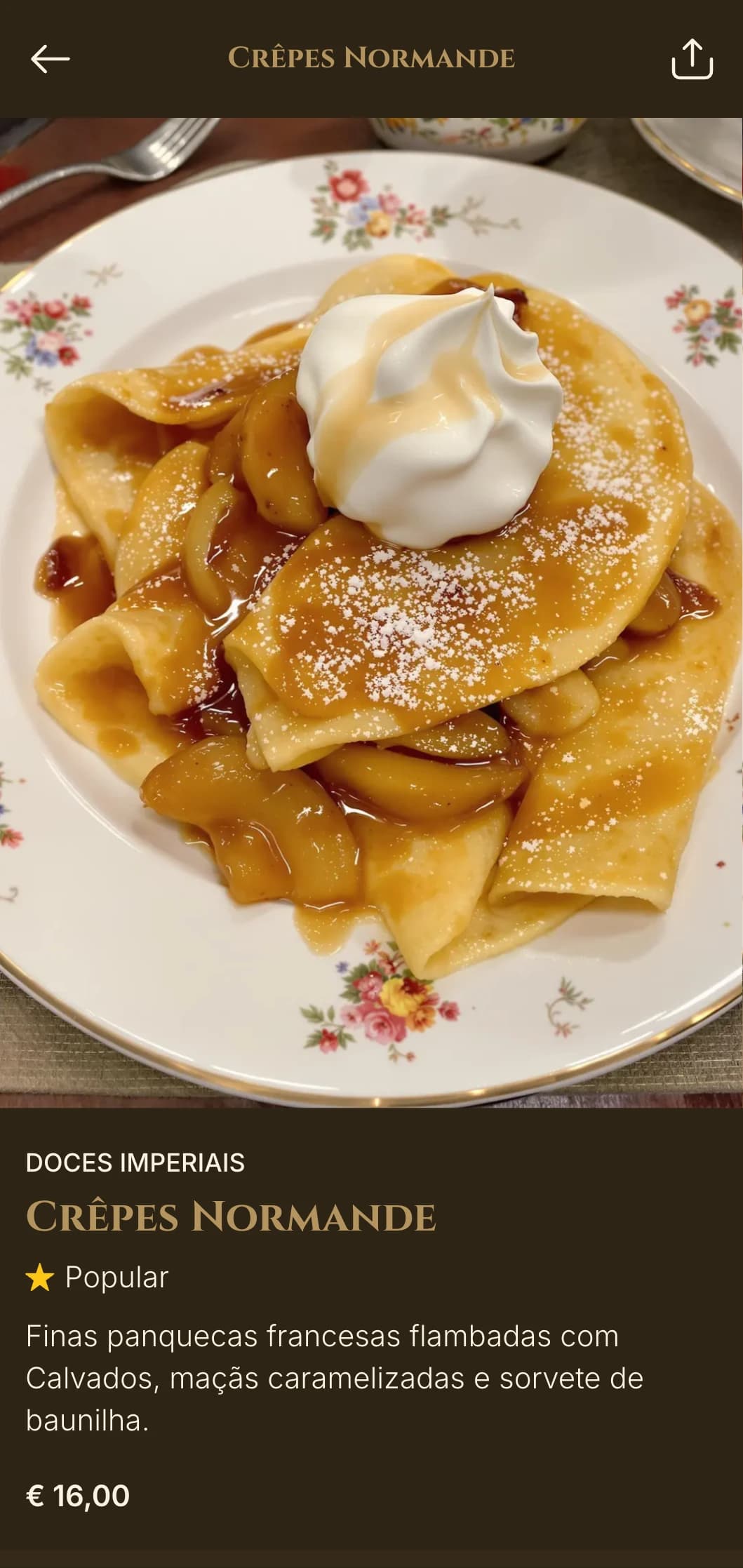 Elegância real inspirada nas tradições gastronômicas da realeza, com cores ricas e elementos clássicos de luxo.