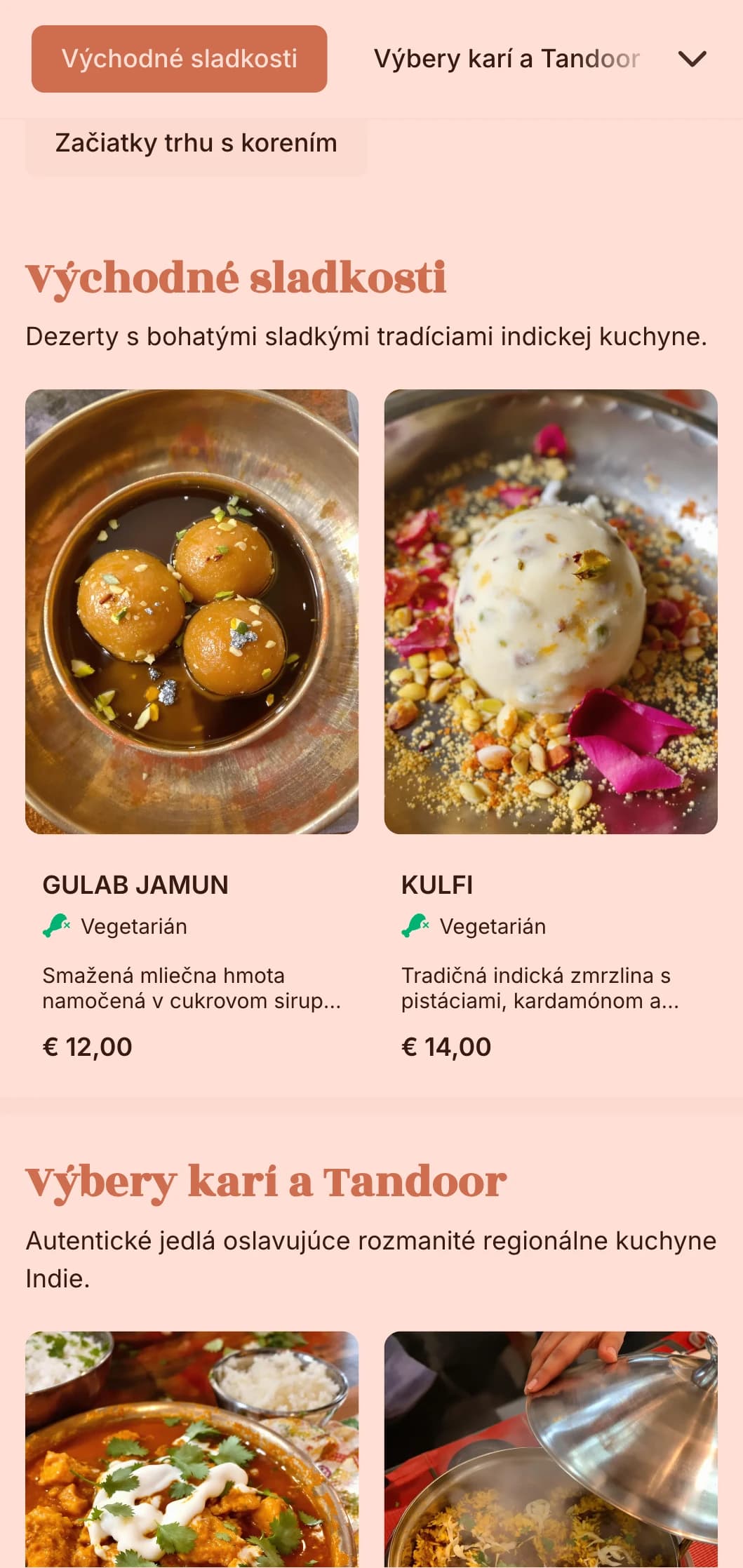 Živý catering inšpirovaný Indiou s aromatickým korením, tradičnými receptami a farebnou prezentáciou na kultúrne oslavy a tematické podujatia.