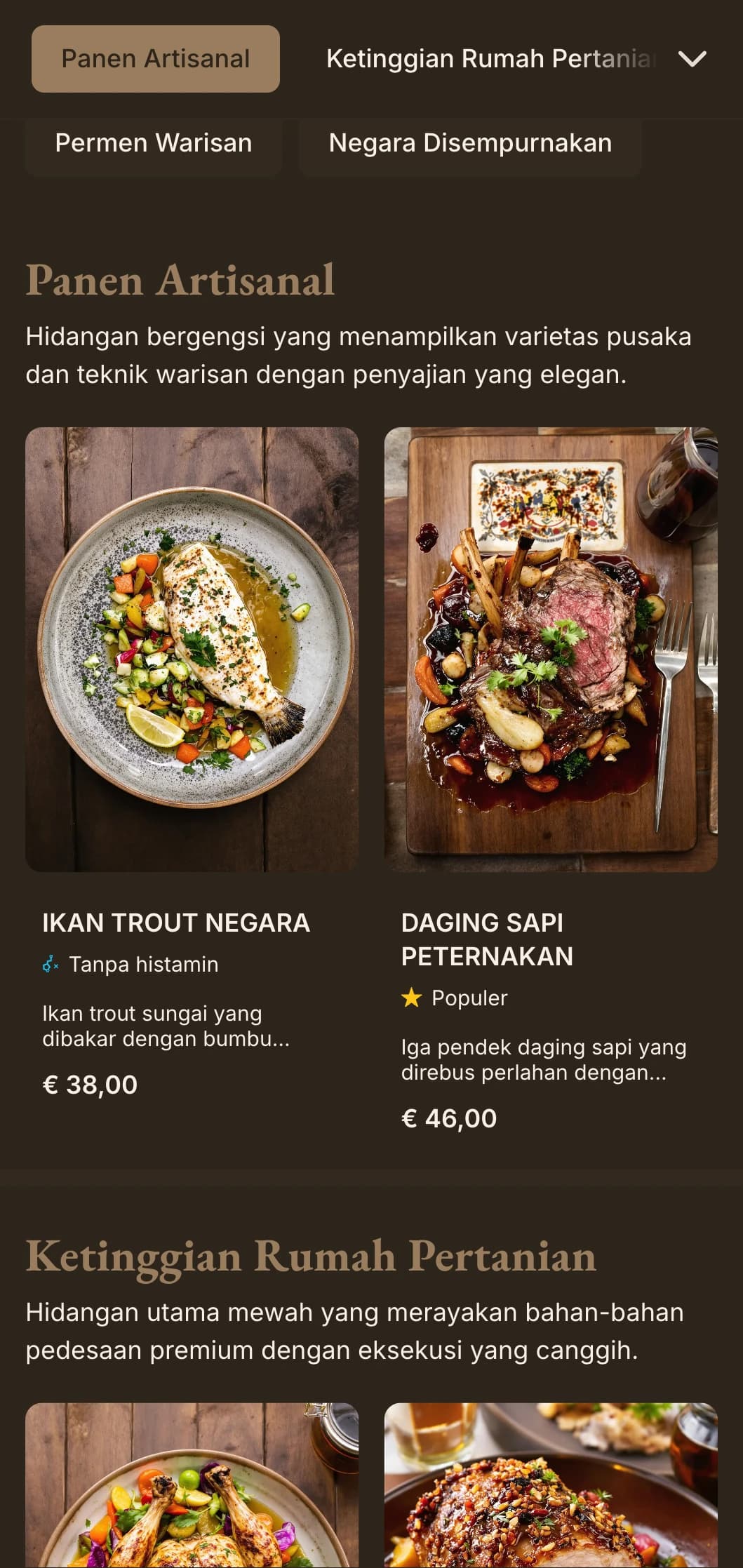 Interpretasi canggih dari keanggunan pedesaan dengan elemen pedesaan yang halus dan aksen kemewahan yang hangat.